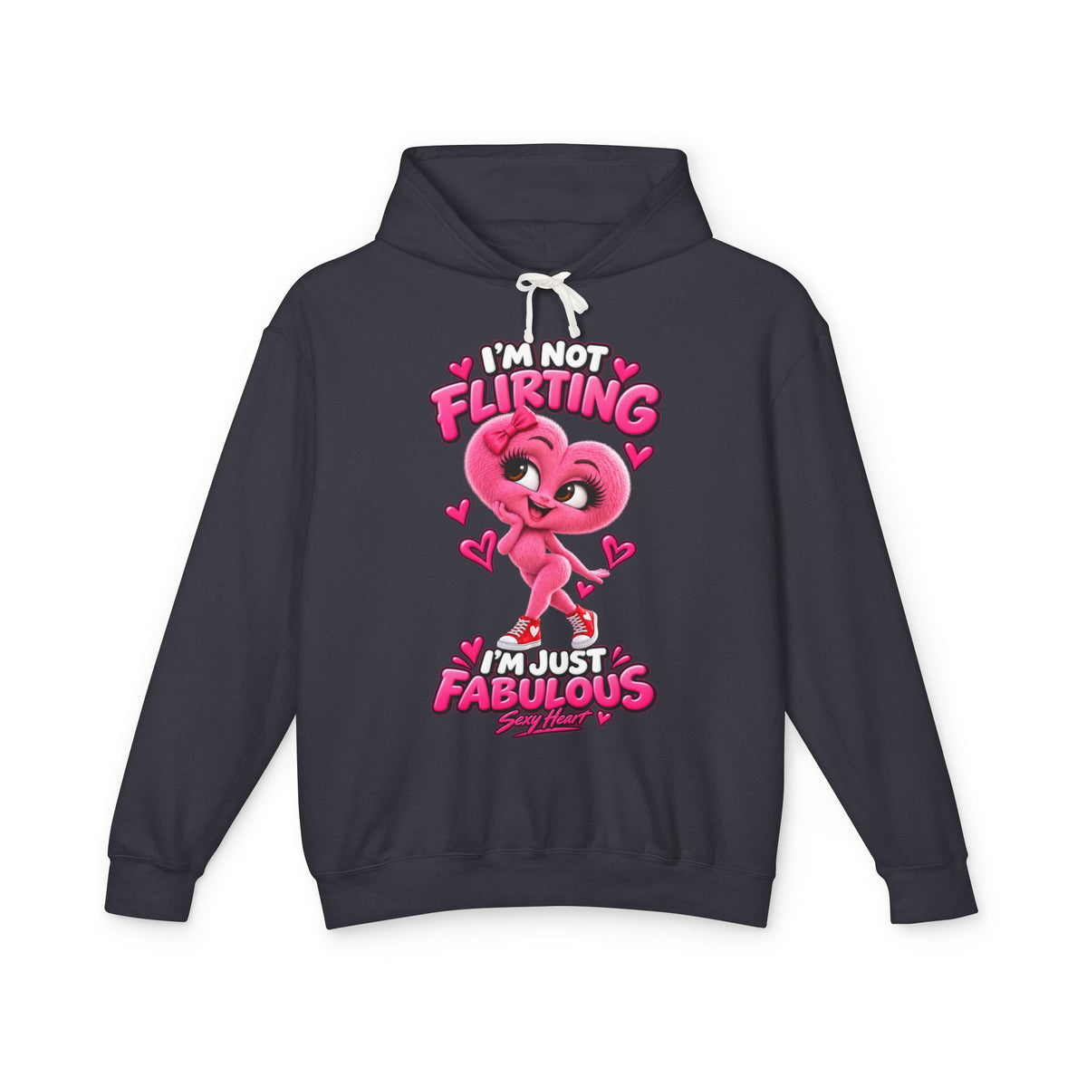 Sexy Heart Graphic Hoodie | Crazy Hearts USA