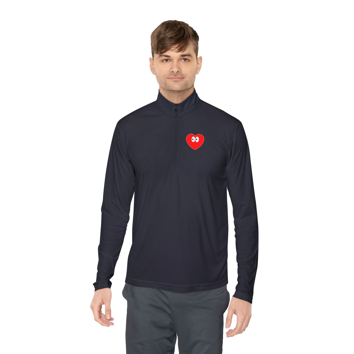 Heart Eyes Quarter-Zip Pullover
