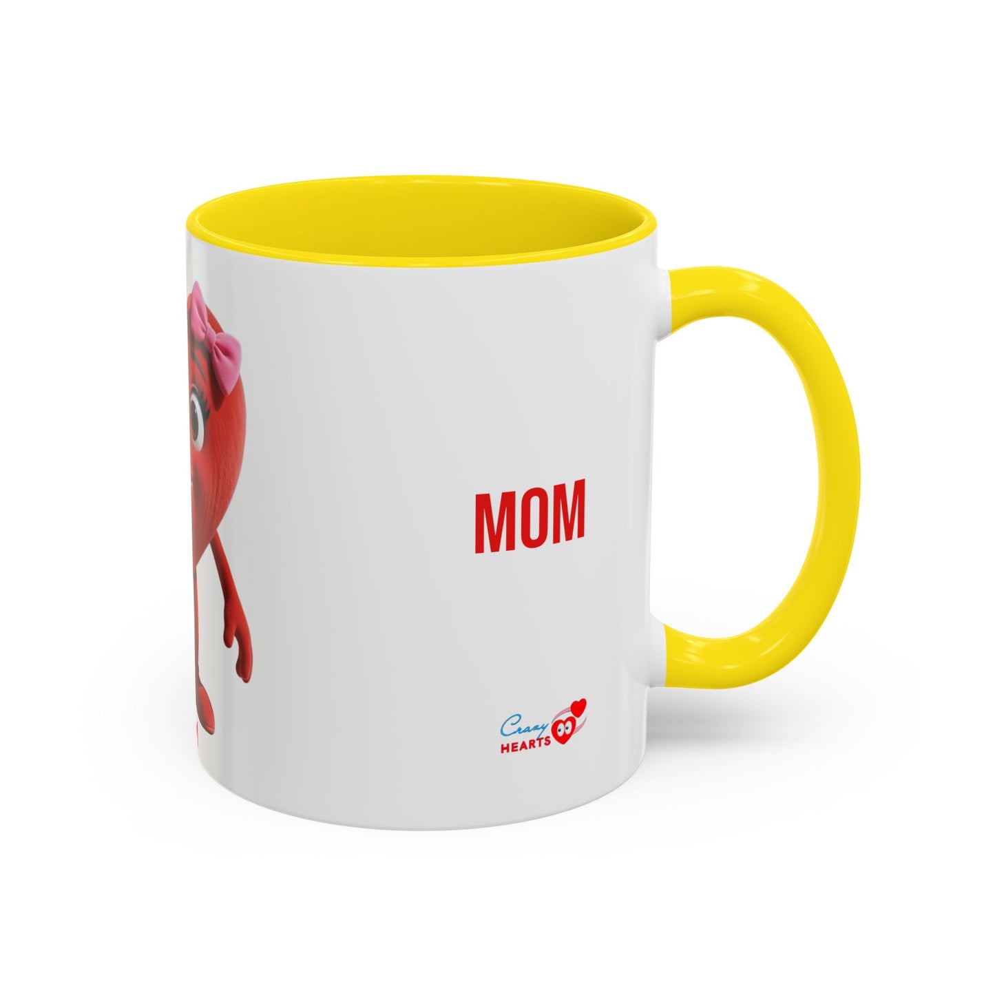 Mom Heart Coffee Mug (11, 15oz)