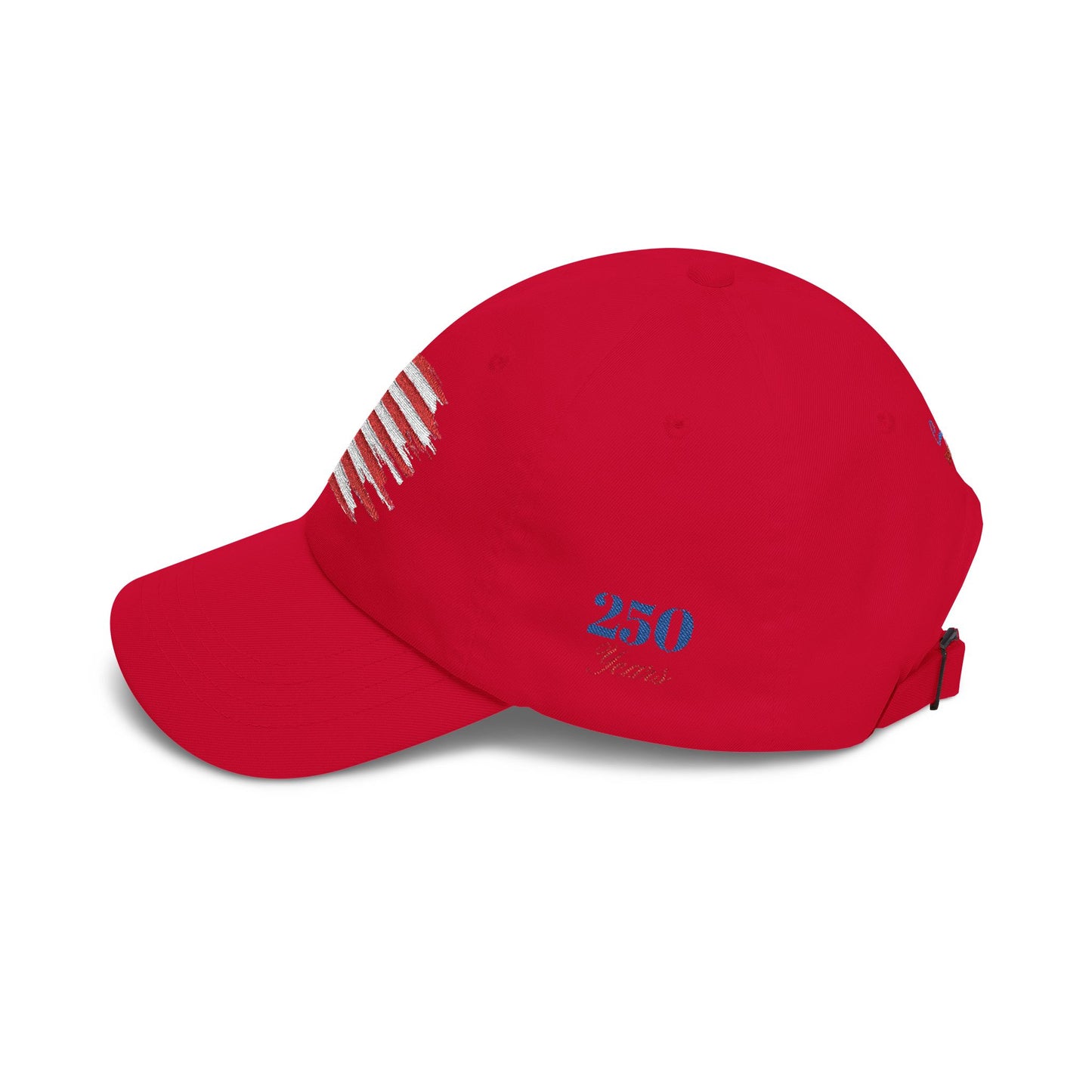 Embroidered American Flag Dad Cap 250 Years