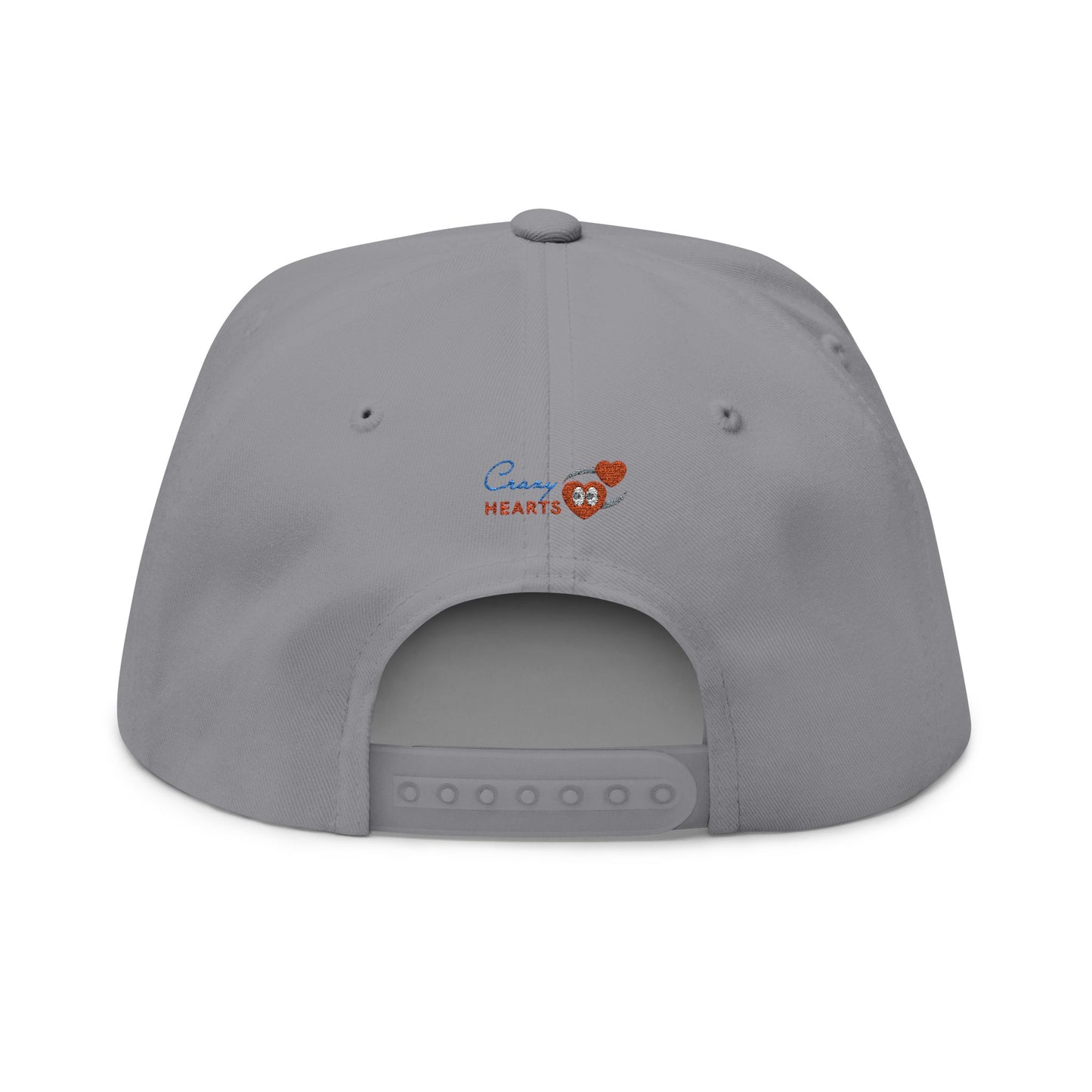 Grateful Embroidered Flat Bill Cap — Retro Script Snapback Hat