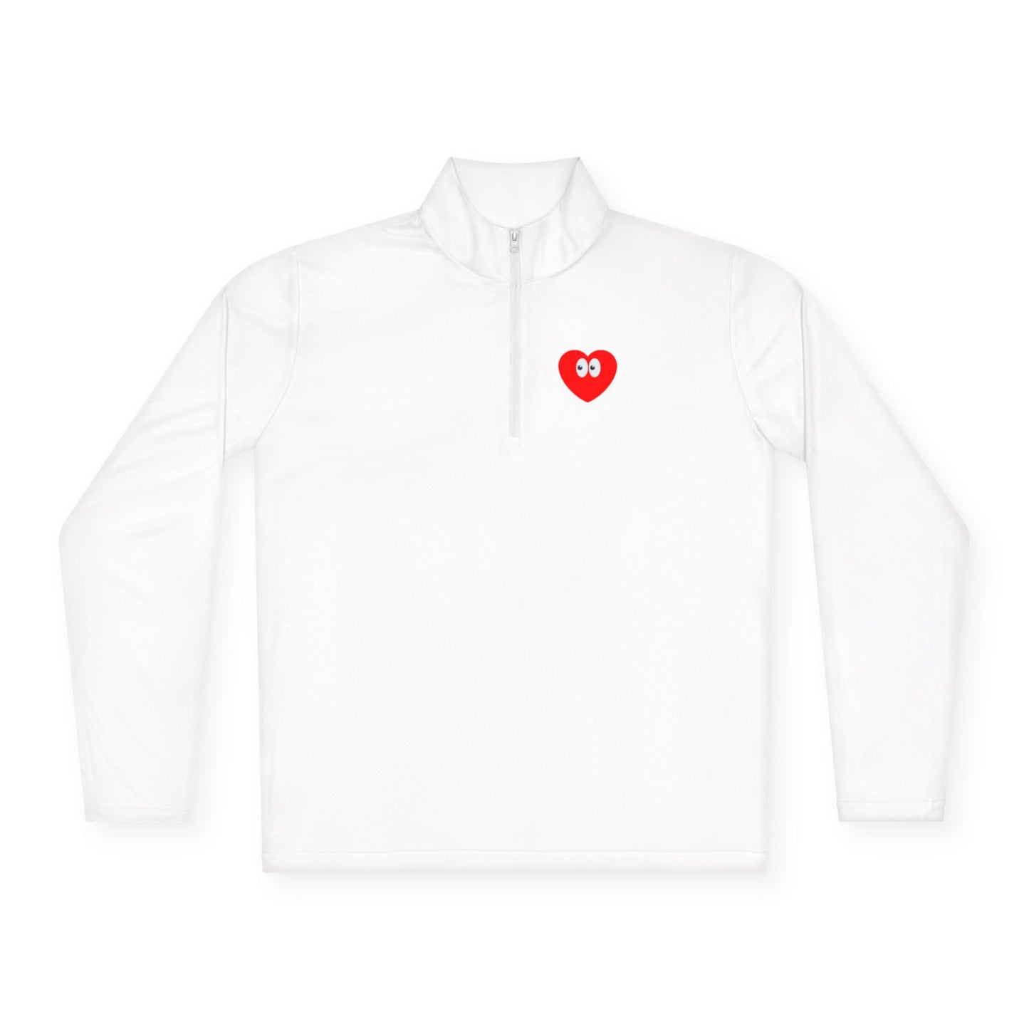 Heart Eyes Quarter-Zip Pullover