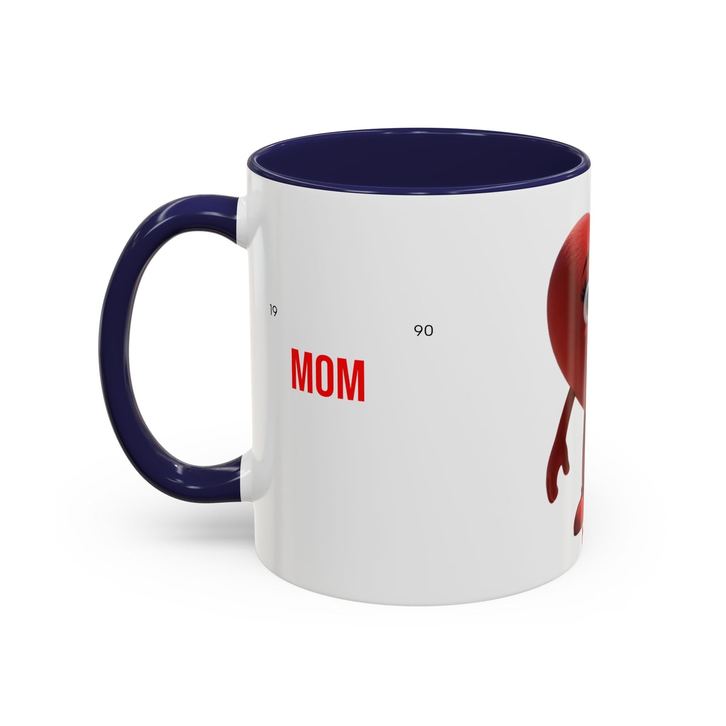 Mom Heart Coffee Mug (11, 15oz)