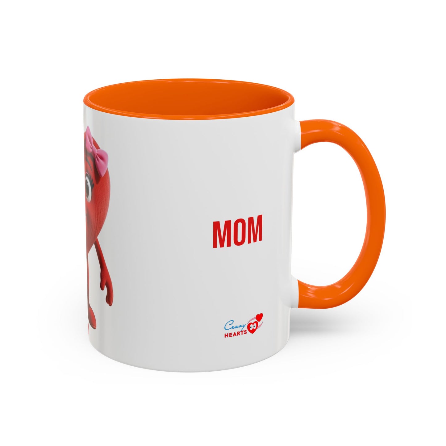 Mom Heart Coffee Mug (11, 15oz)