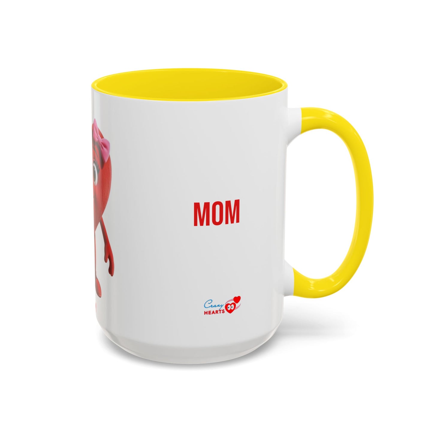 Mom Heart Coffee Mug (11, 15oz)