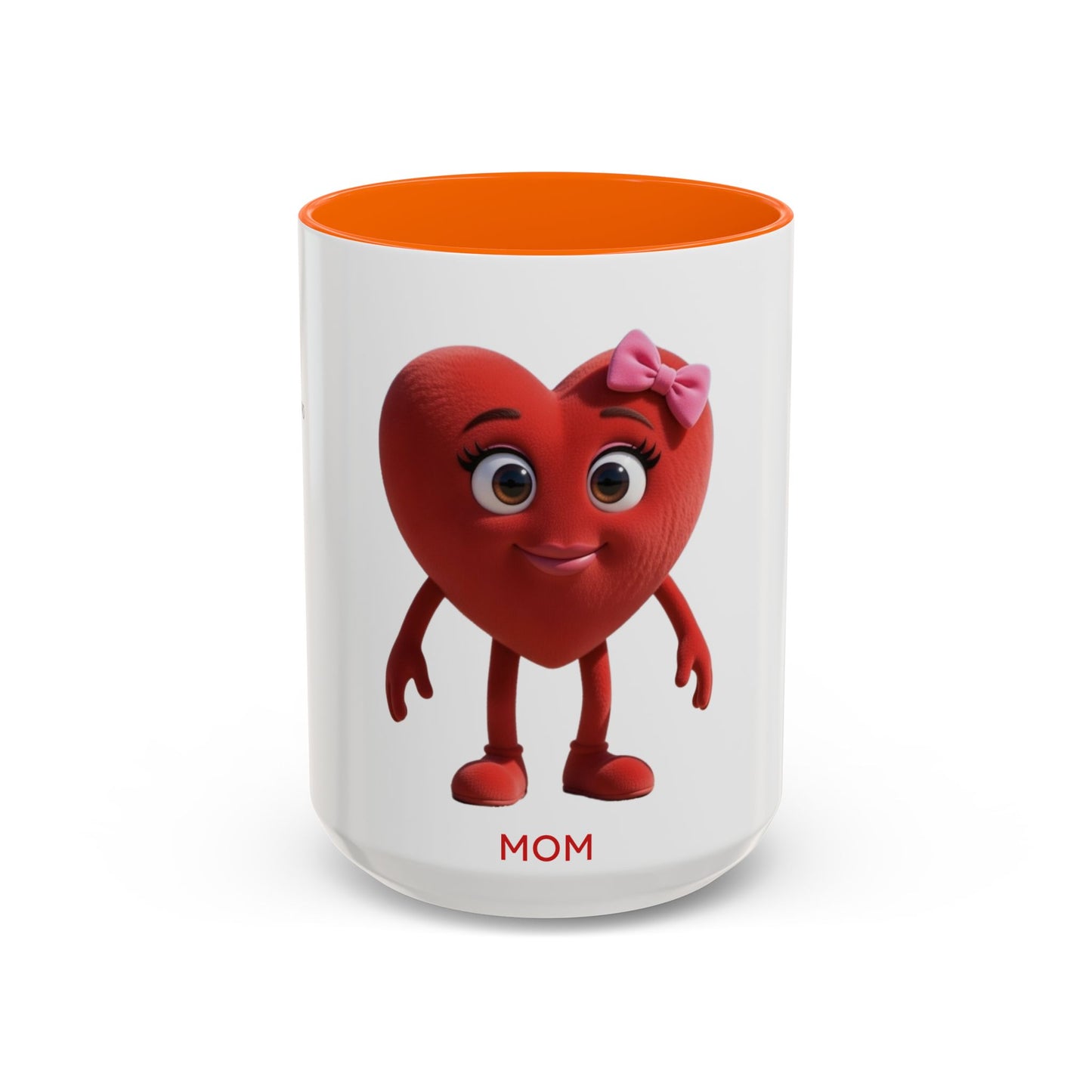 Mom Heart Coffee Mug (11, 15oz)