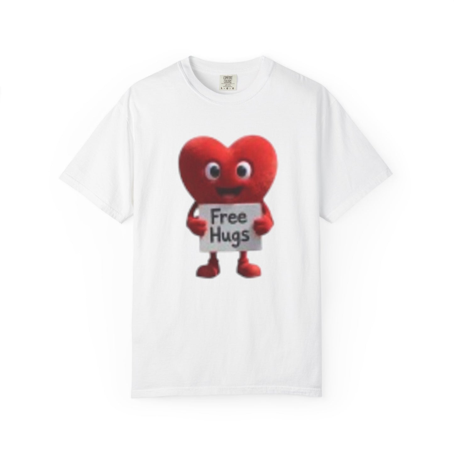 Free Hugs Heart Unisex Garment-Dyed T-shirt