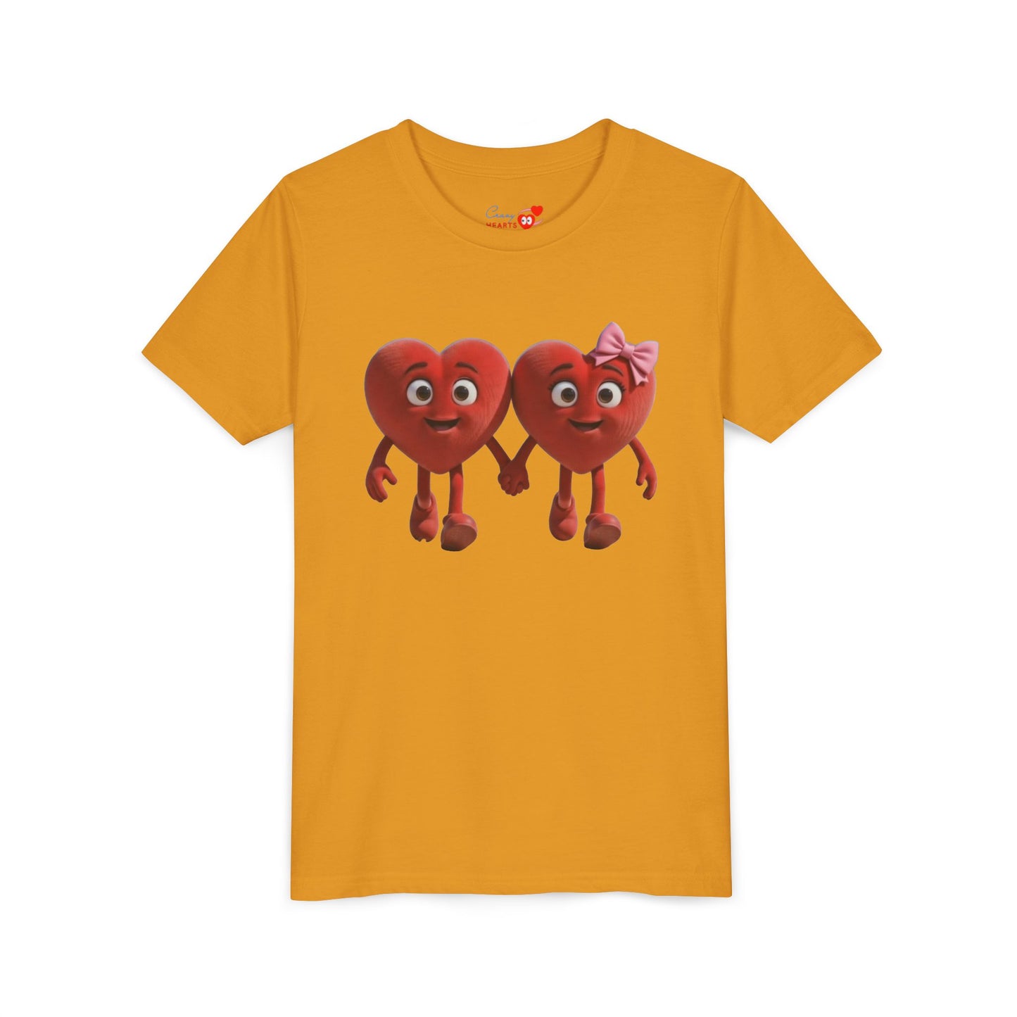 Youth Short Sleeve Hearts Graphic Tee