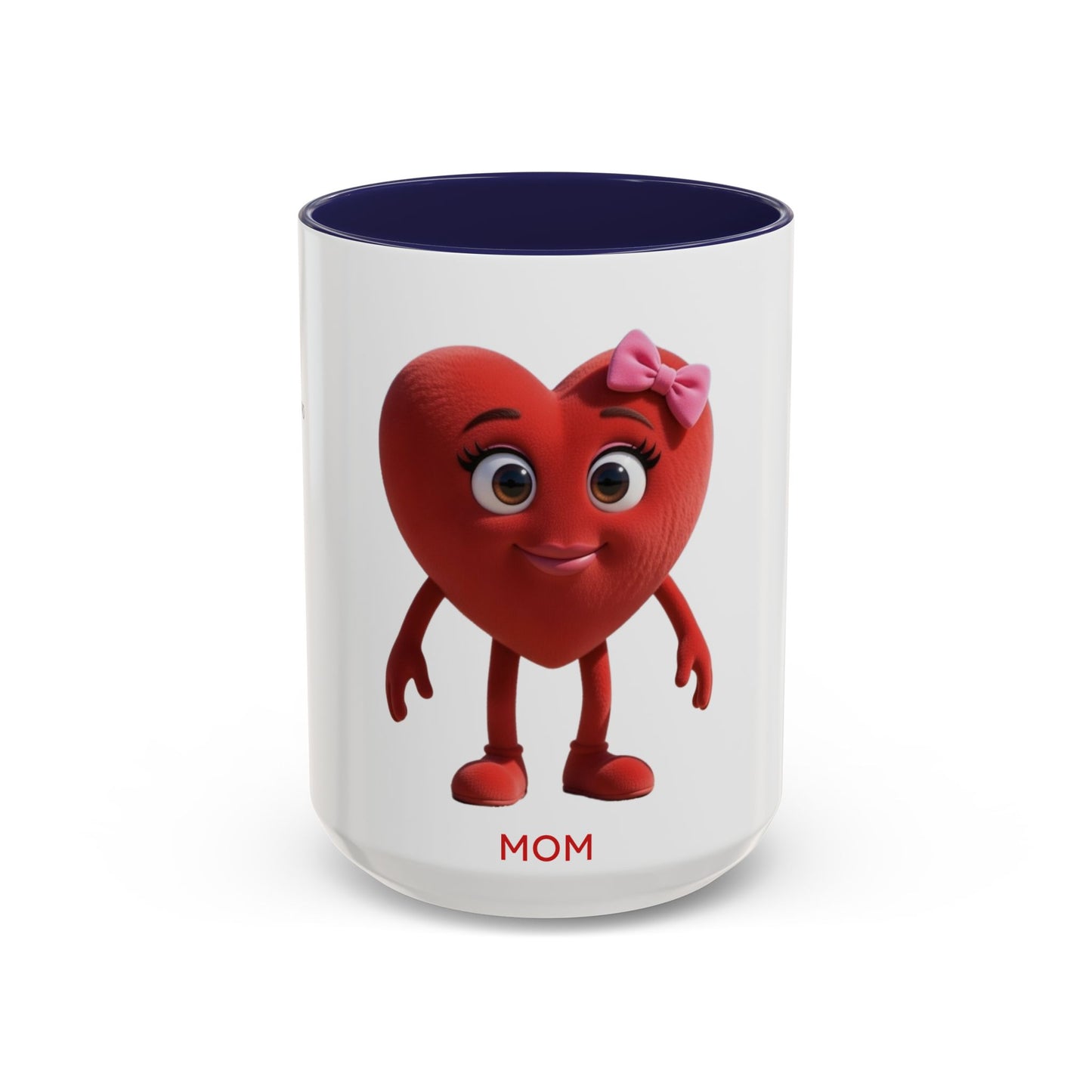 Mom Heart Coffee Mug (11, 15oz)