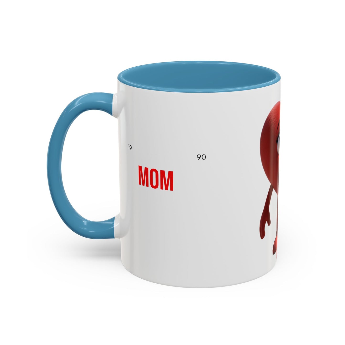 Mom Heart Coffee Mug (11, 15oz)