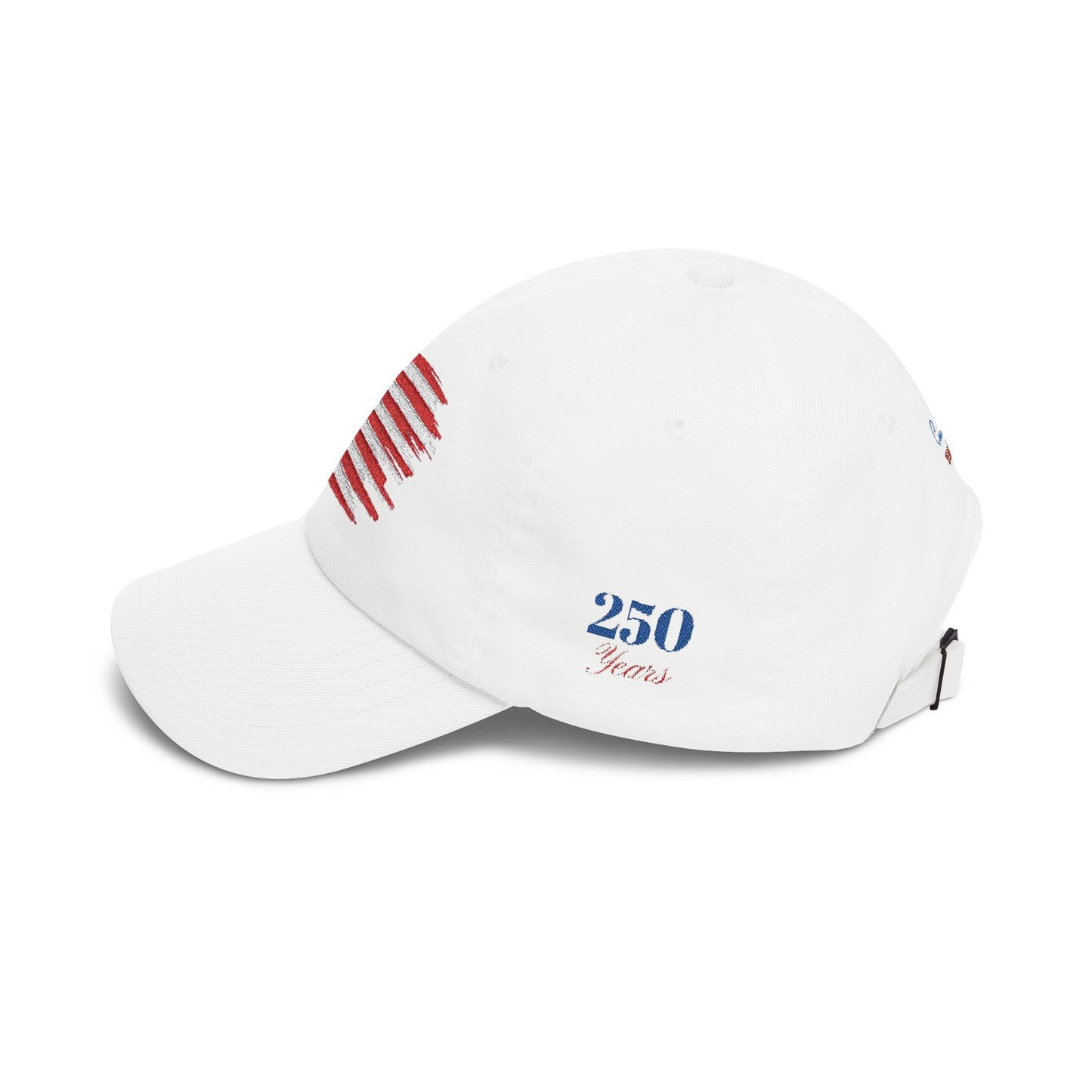 Embroidered American Flag Dad Cap 250 Years