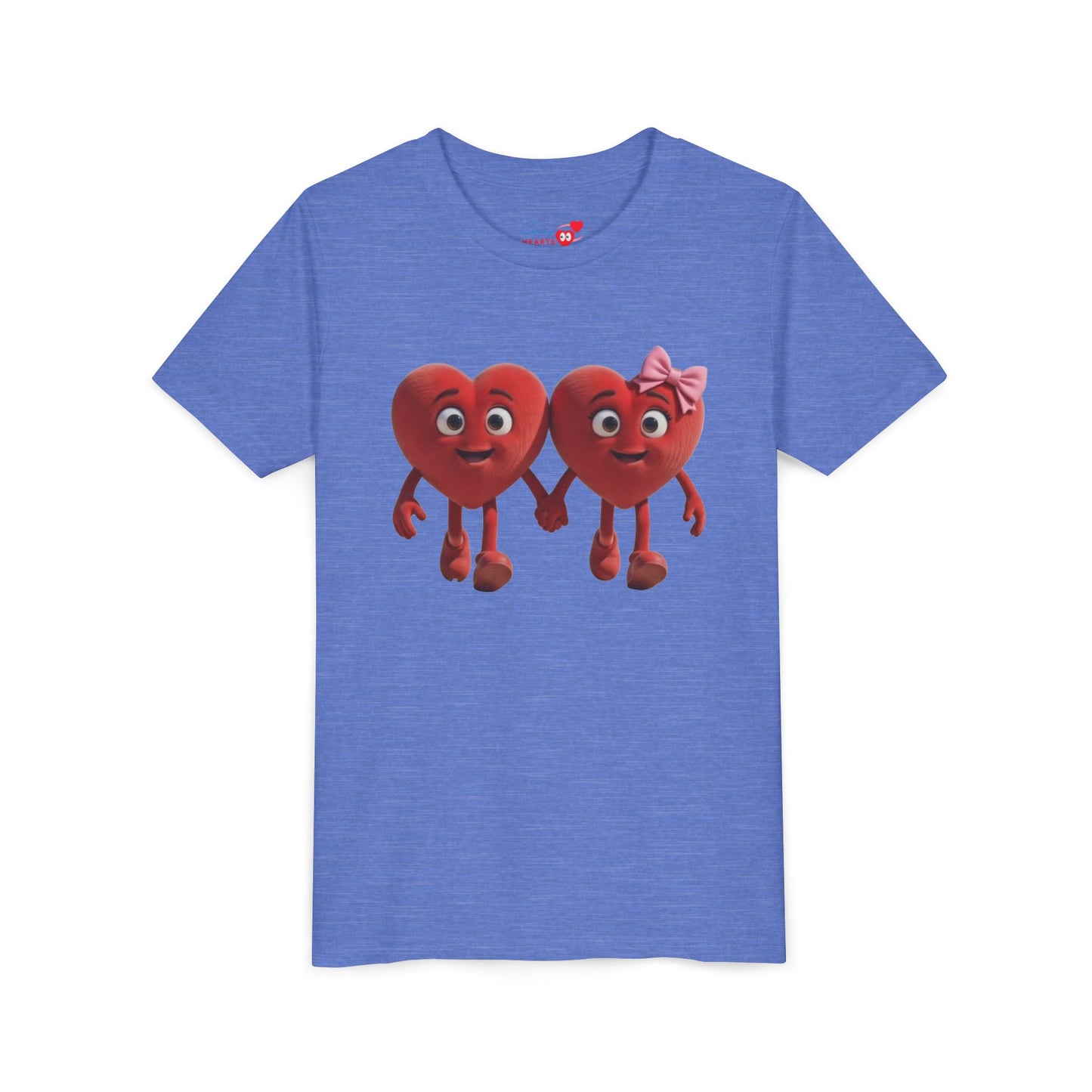 Youth Short Sleeve Hearts Graphic Tee