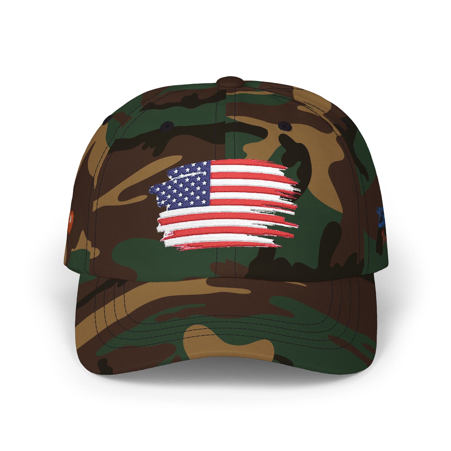 Embroidered American Flag Dad Cap 250 Years