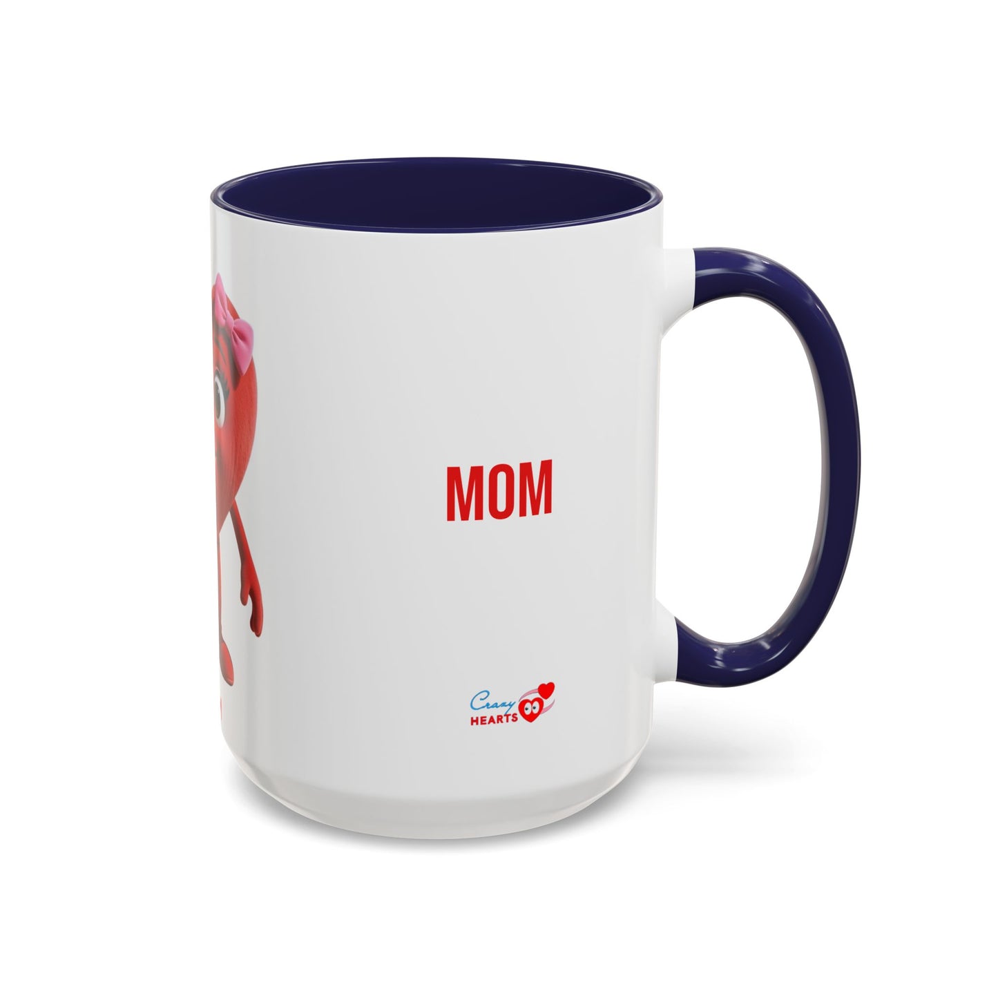 Mom Heart Coffee Mug (11, 15oz)
