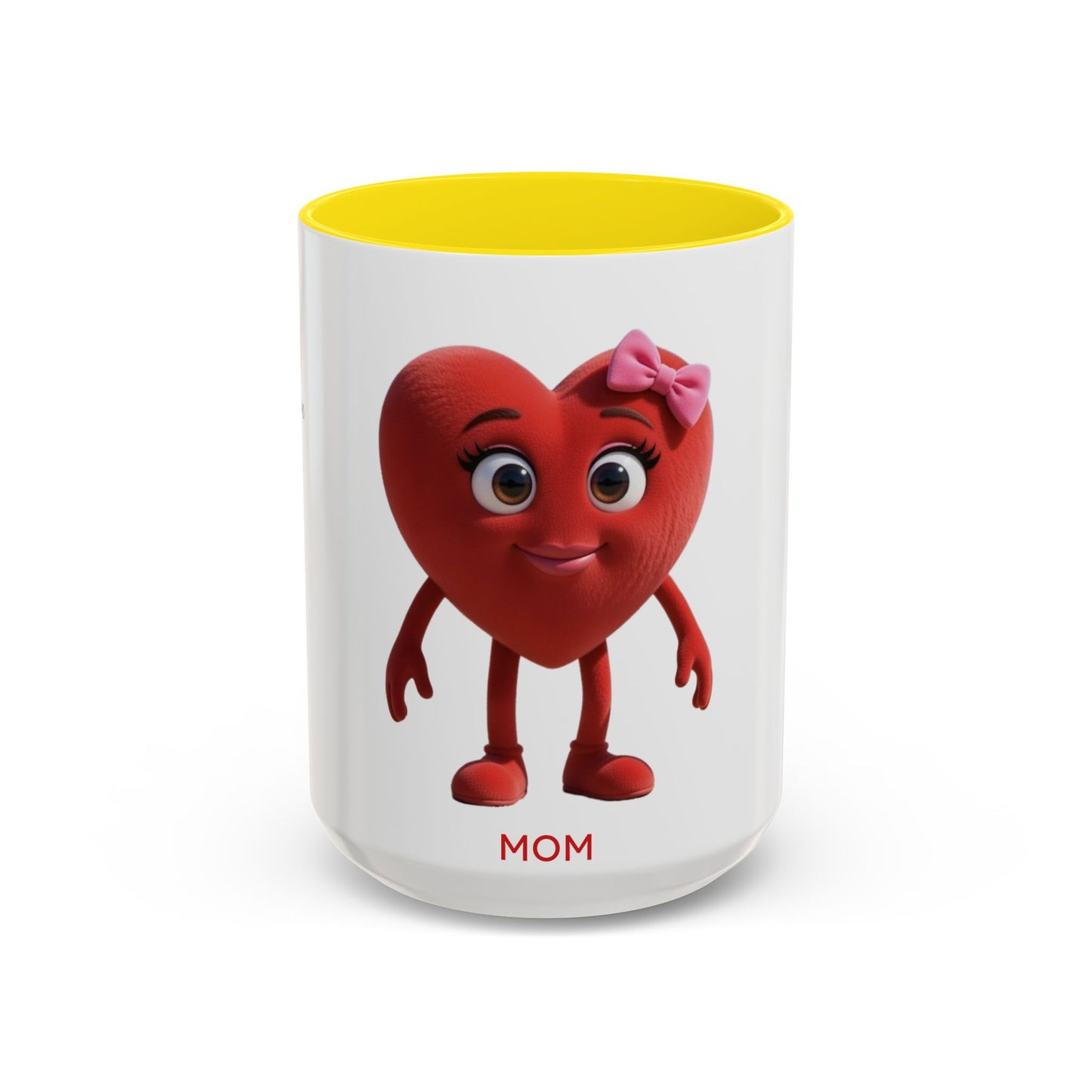 Mom Heart Coffee Mug (11, 15oz)