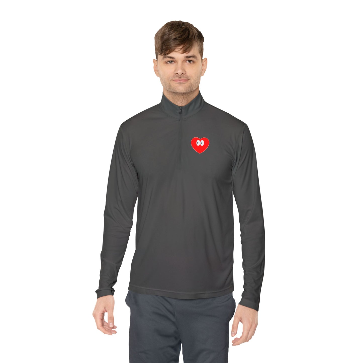 Heart Eyes Quarter-Zip Pullover
