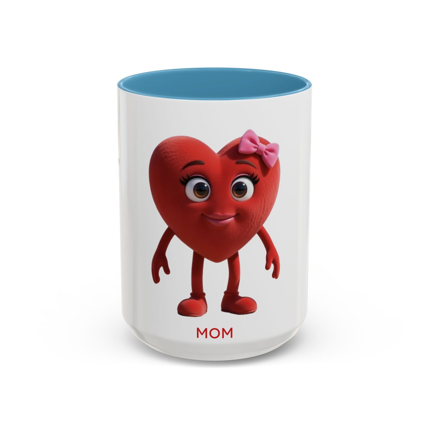 Mom Heart Coffee Mug (11, 15oz)