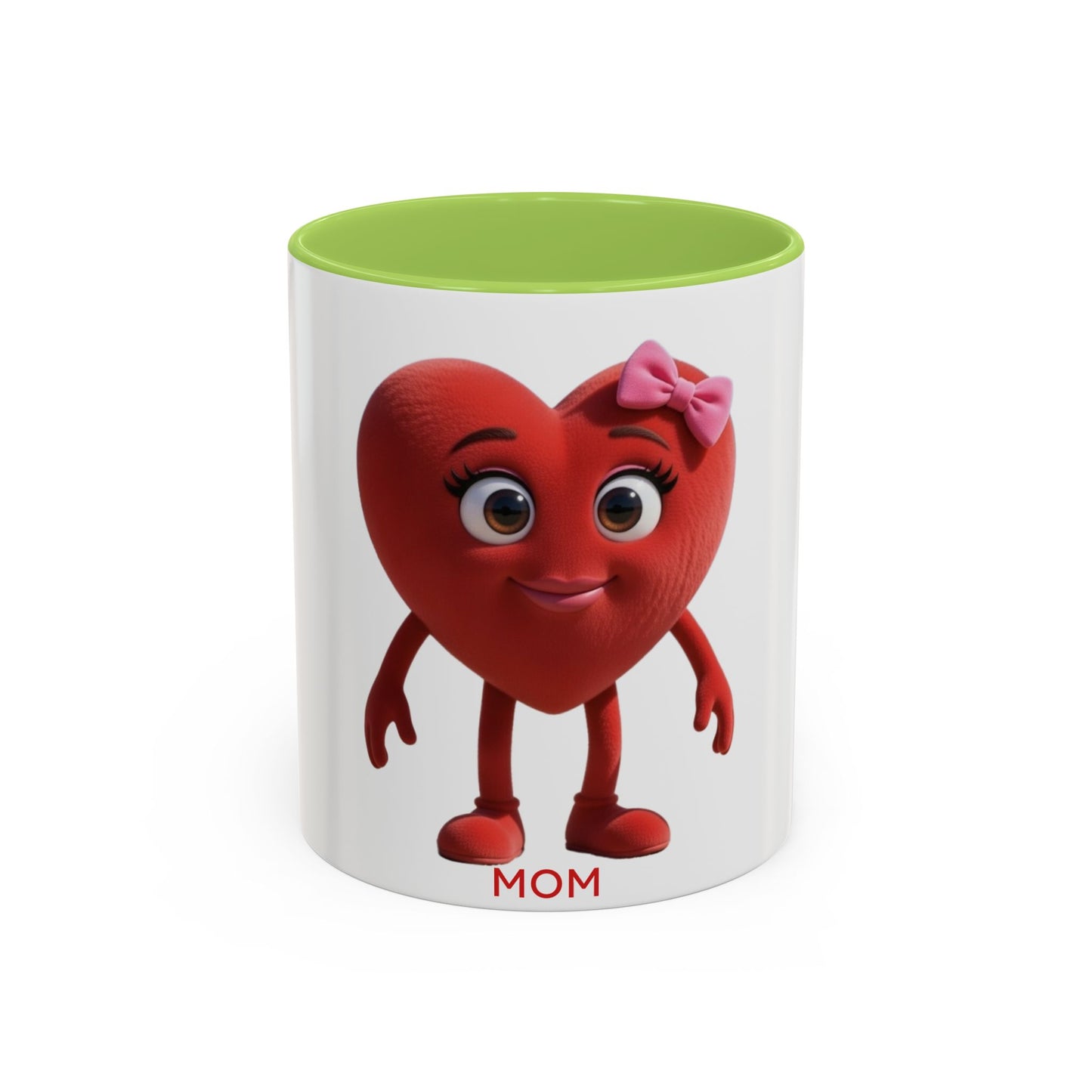 Mom Heart Coffee Mug (11, 15oz)