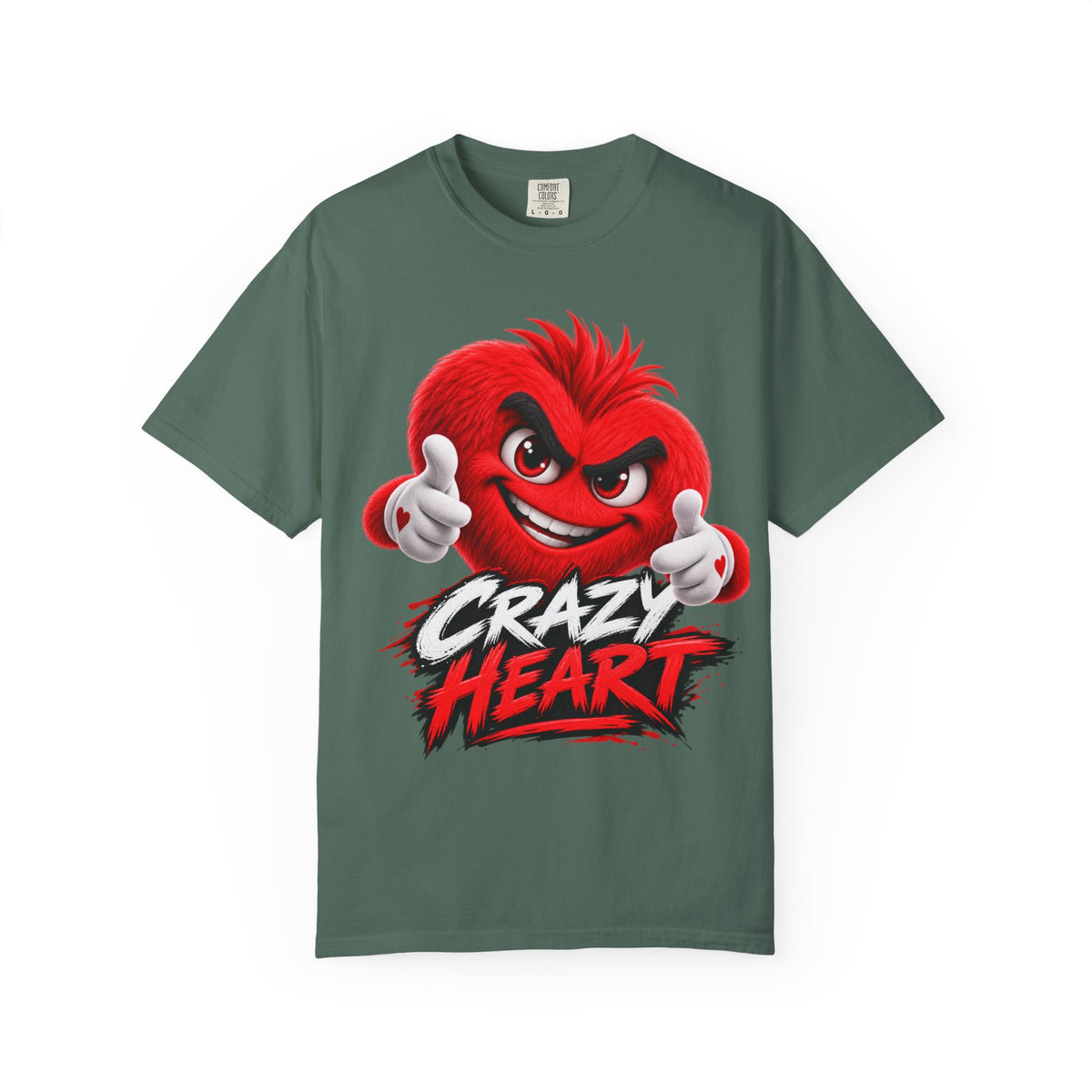 Crazy Heart Graphic T-Shirt | Crazy Hearts USA