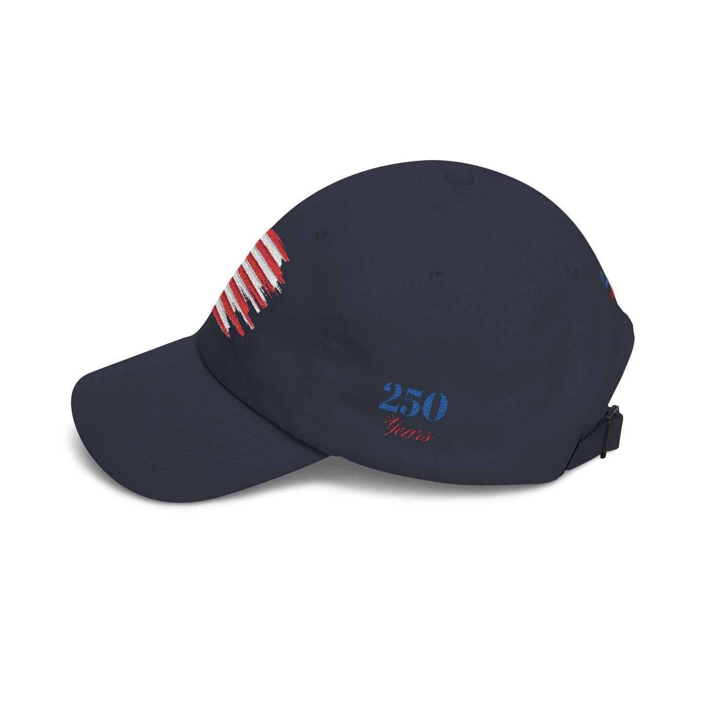 Embroidered American Flag Dad Cap 250 Years