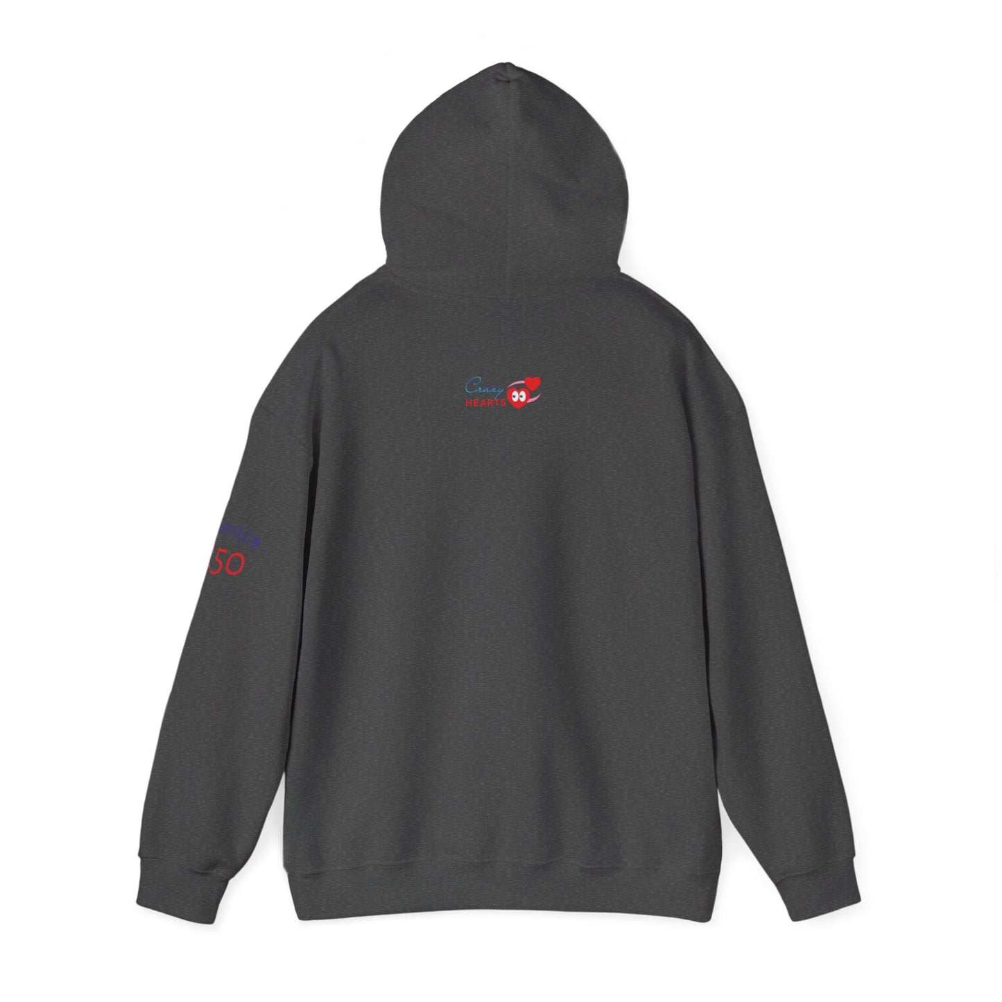 American Flag Brushstroke Hoodie — Patriotic USA Pullover (4th of July, Memorial Day)