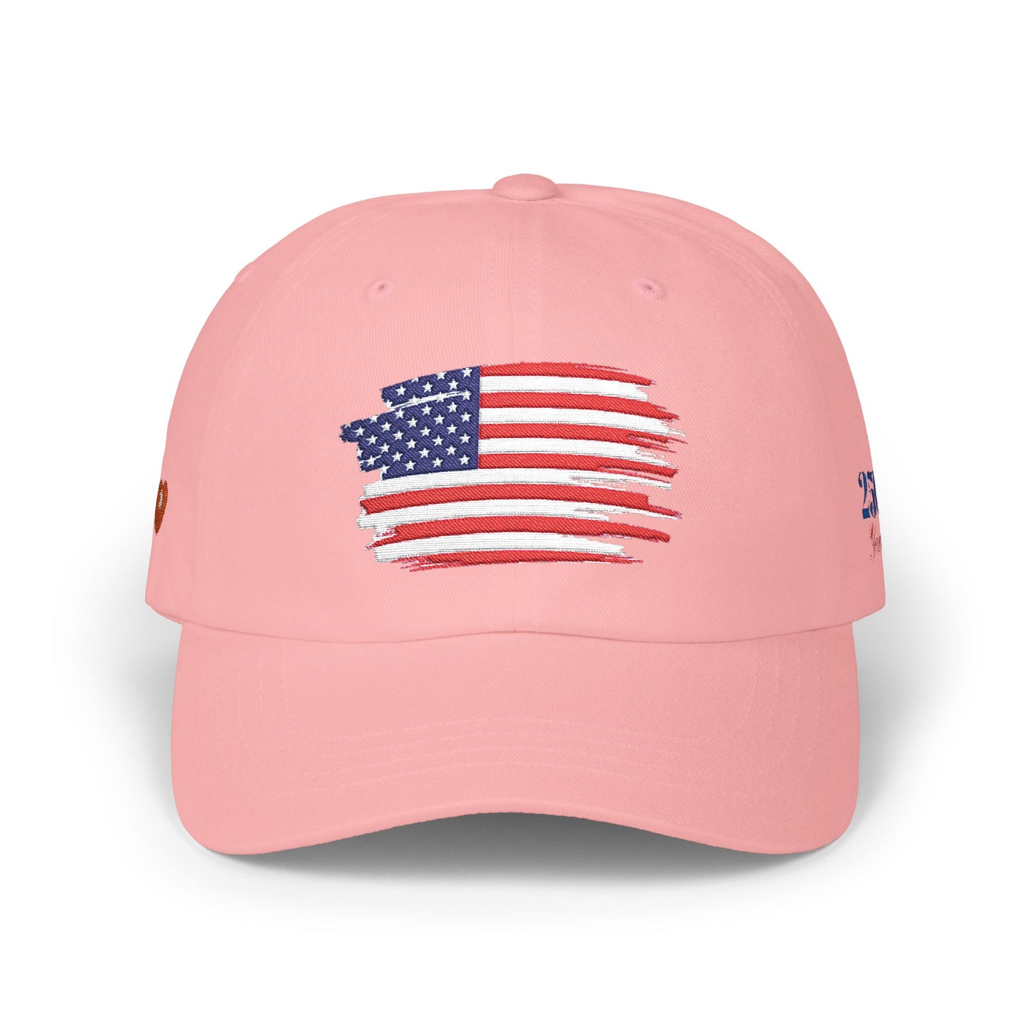 Embroidered American Flag Dad Cap 250 Years