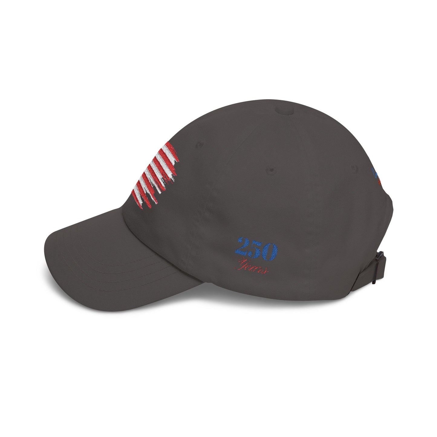 Embroidered American Flag Dad Cap 250 Years
