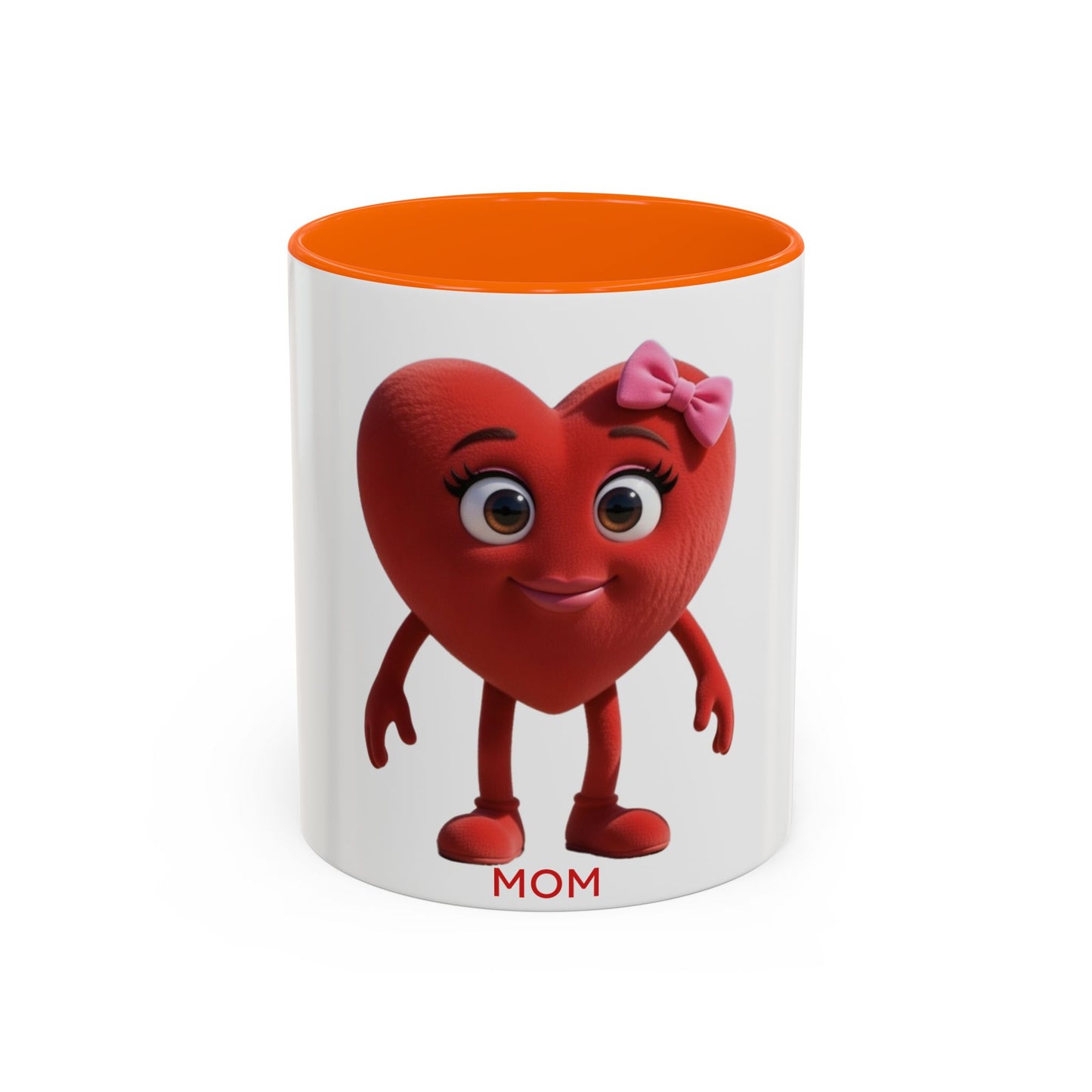 Mom Heart Coffee Mug (11, 15oz)