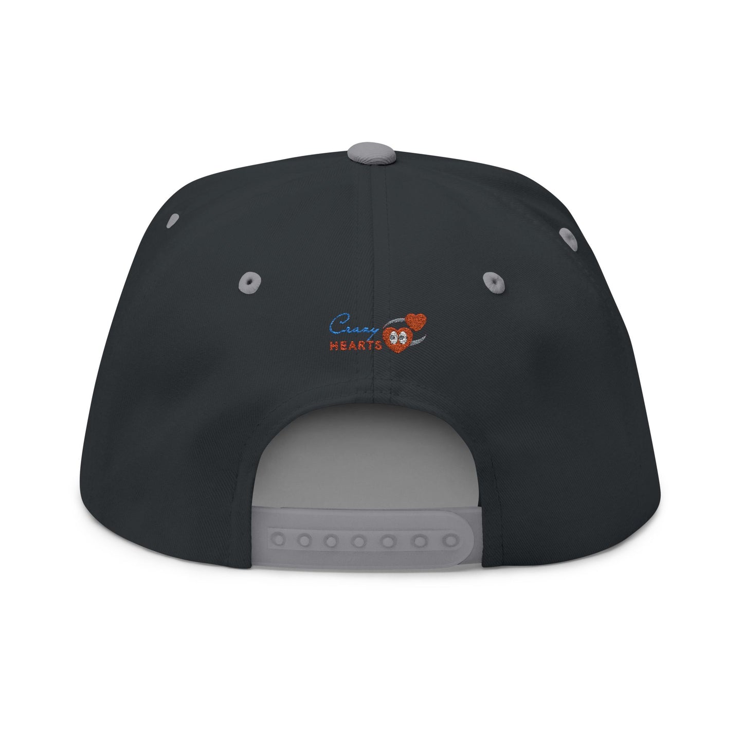 Grateful Embroidered Flat Bill Cap — Retro Script Snapback Hat