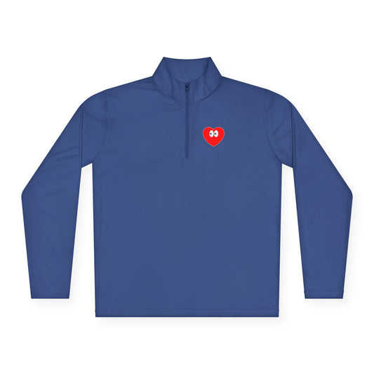 Heart Eyes Quarter-Zip Pullover