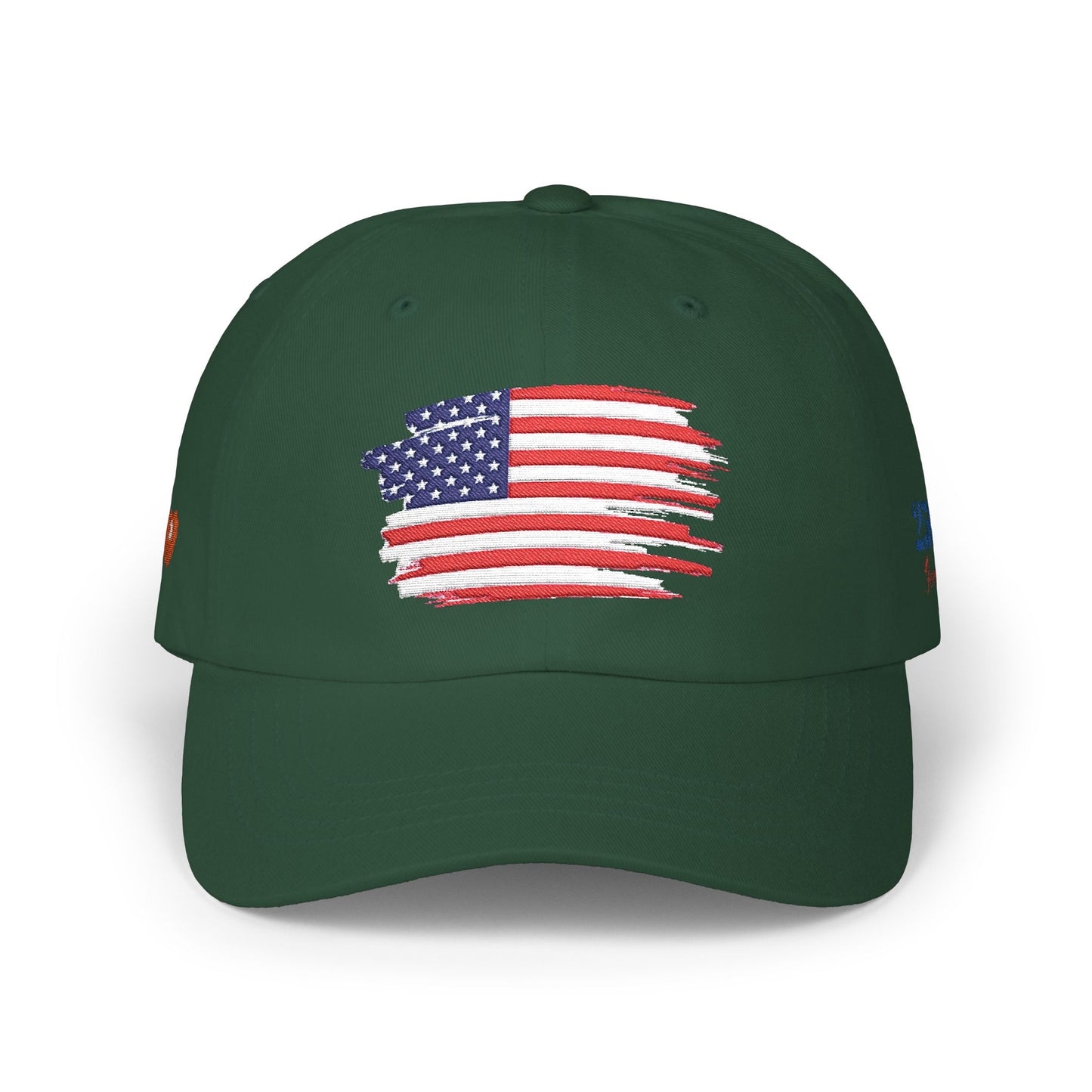 Embroidered American Flag Dad Cap 250 Years