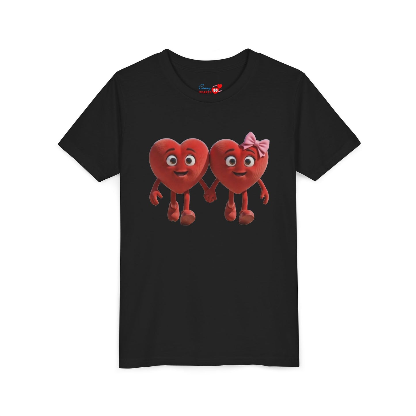 Youth Short Sleeve Hearts Graphic Tee