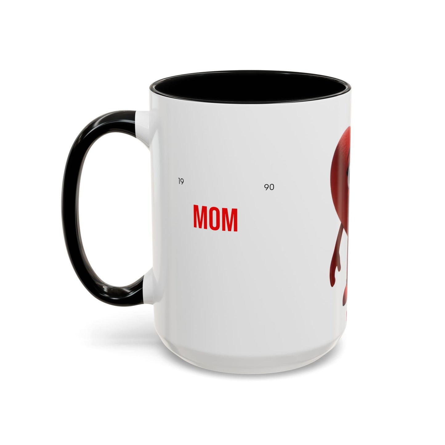 Mom Heart Coffee Mug (11, 15oz)