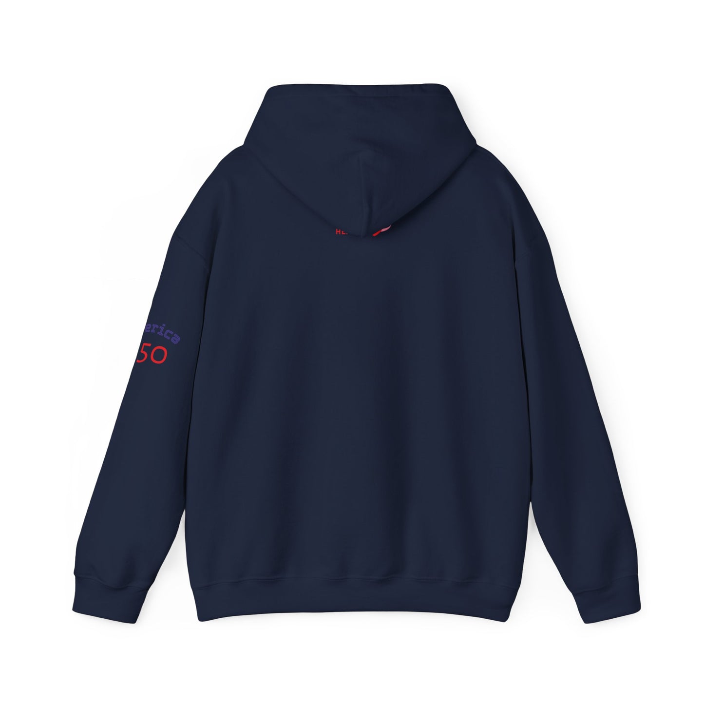 American Flag Brushstroke Hoodie — Patriotic USA Pullover (4th of July, Memorial Day)