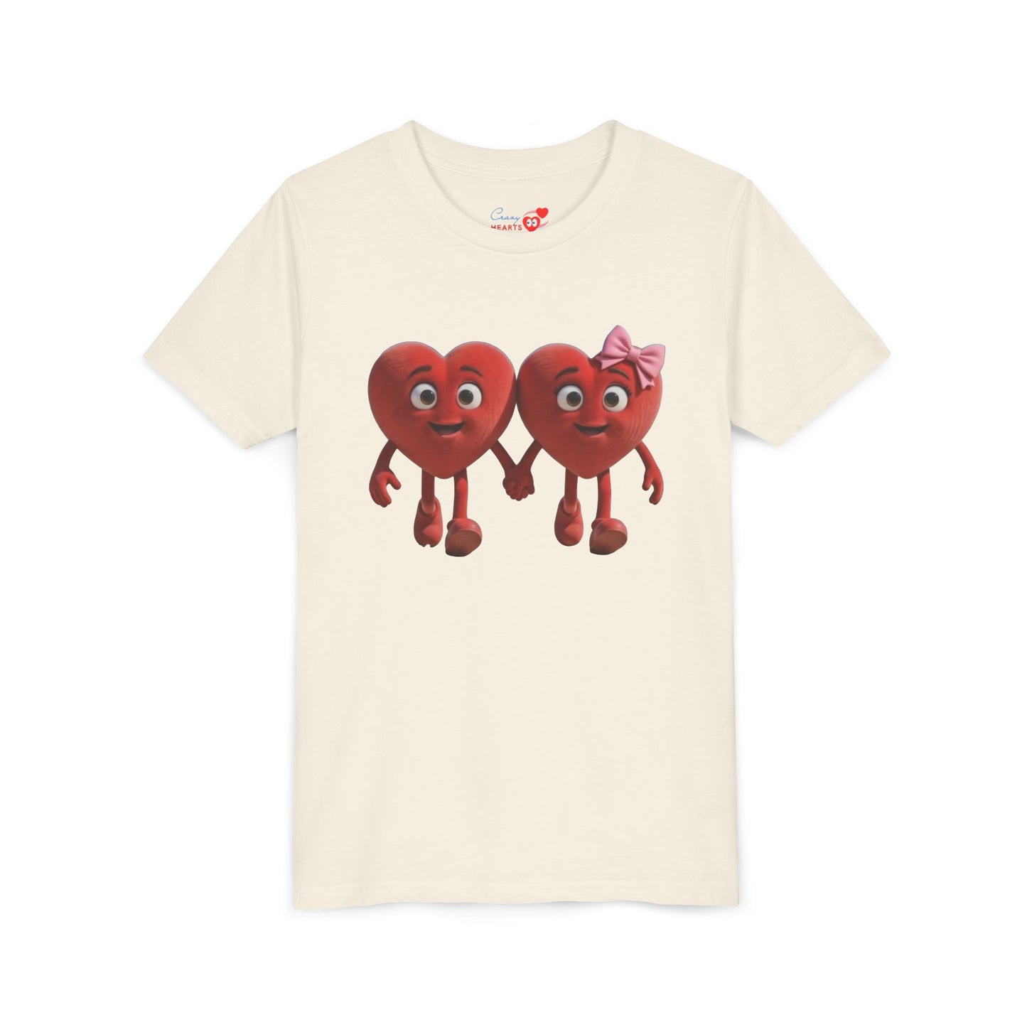 Youth Short Sleeve Hearts Graphic Tee