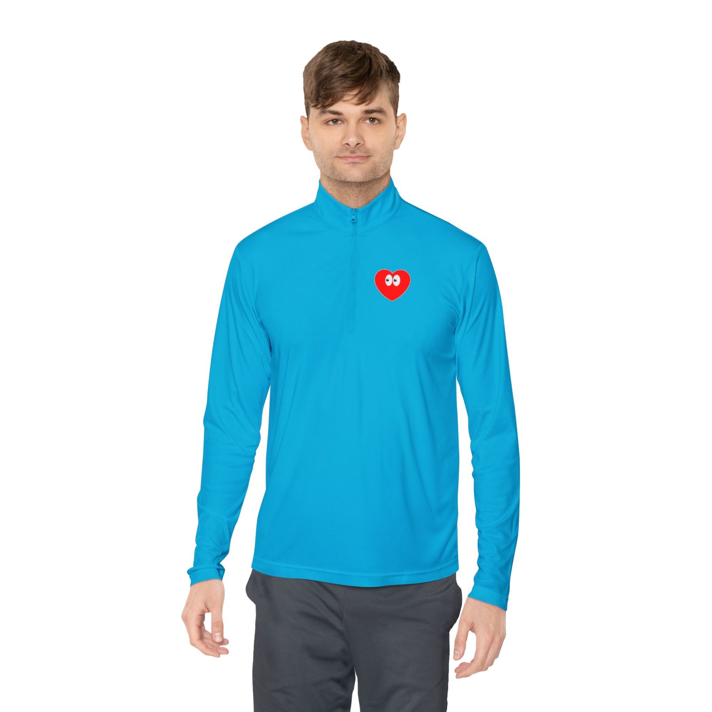 Heart Eyes Quarter-Zip Pullover