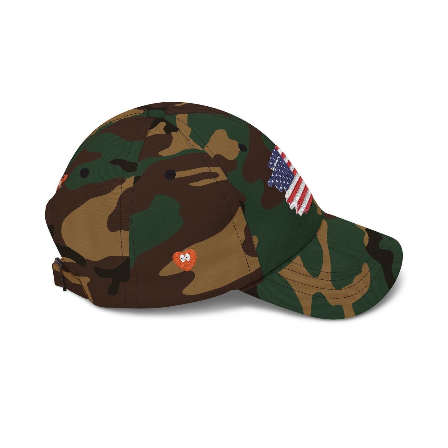 Embroidered American Flag Dad Cap 250 Years