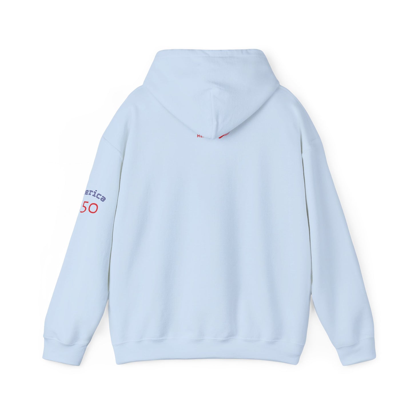 American Flag Brushstroke Hoodie — Patriotic USA Pullover (4th of July, Memorial Day)