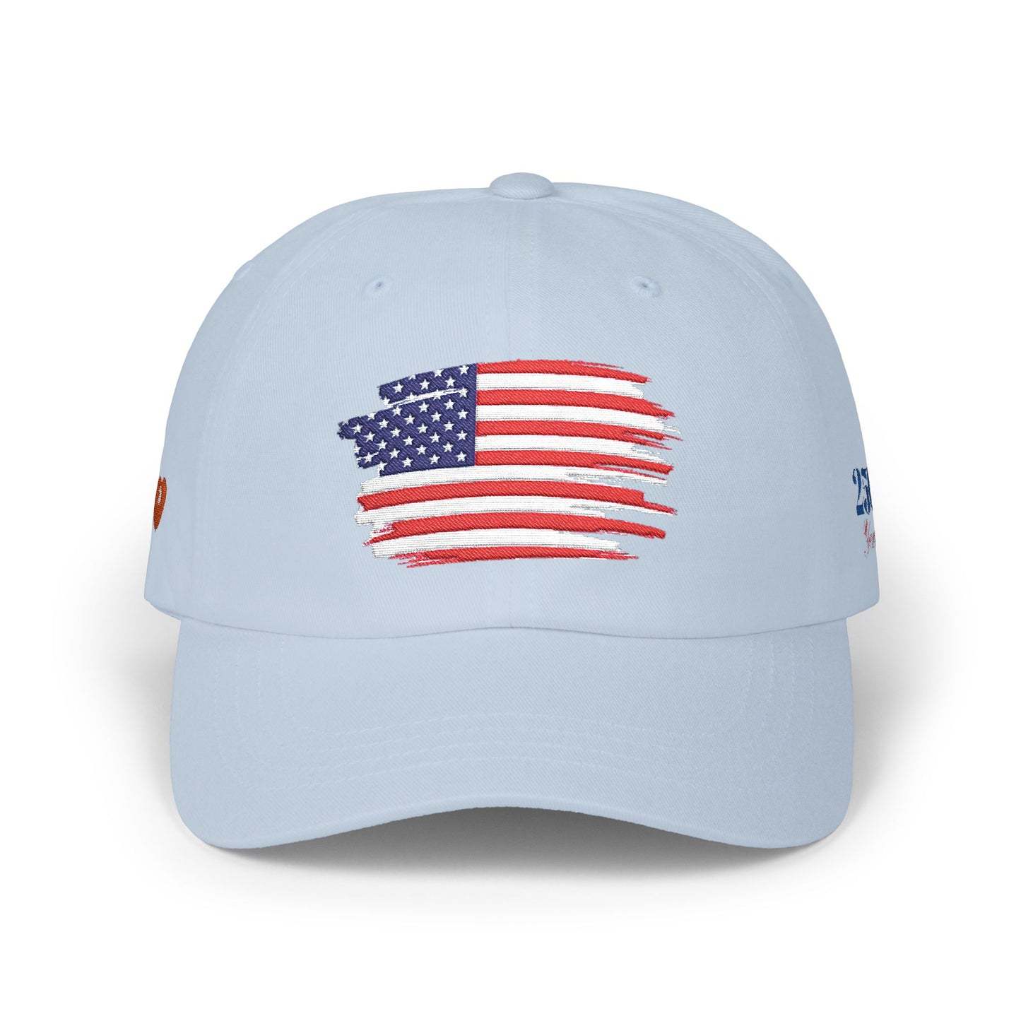 Embroidered American Flag Dad Cap 250 Years