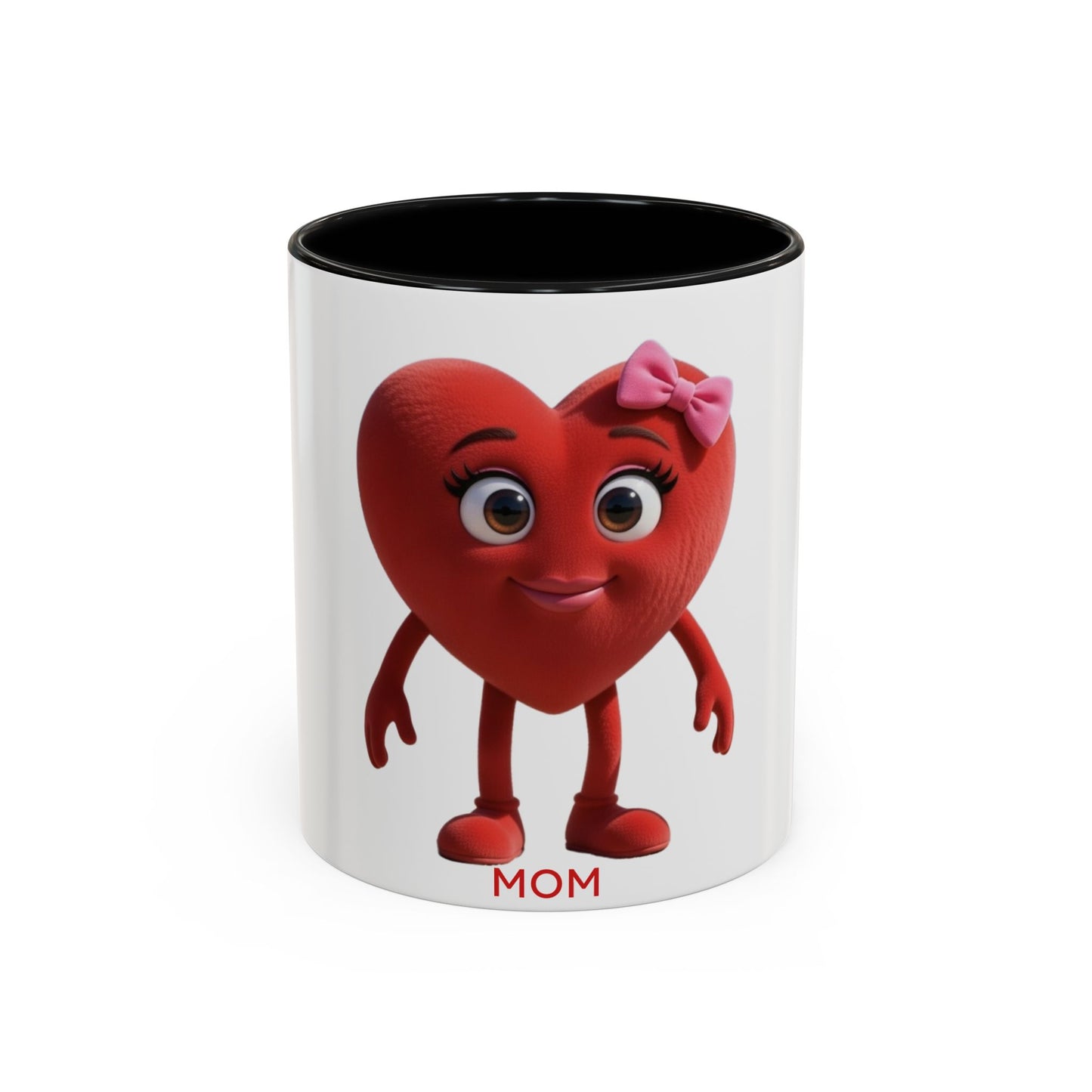 Mom Heart Coffee Mug (11, 15oz)
