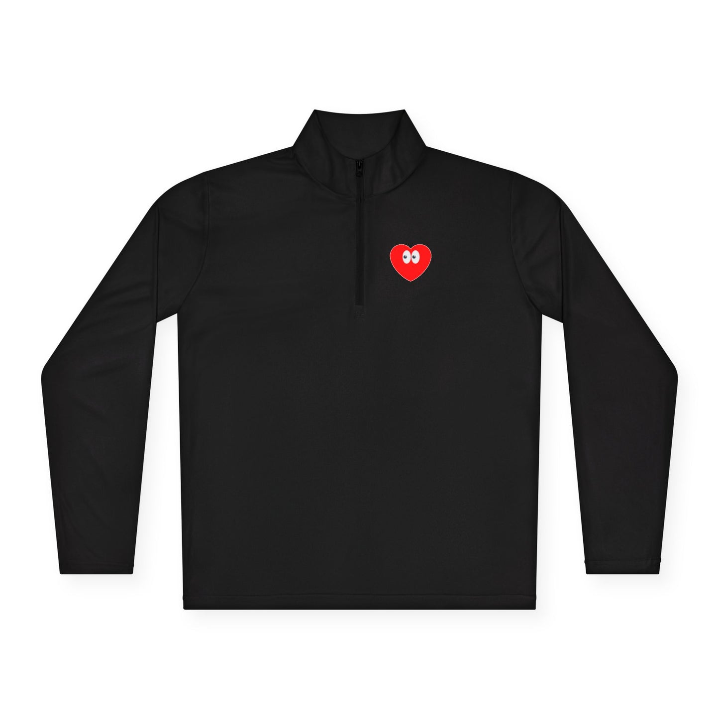 Heart Eyes Quarter-Zip Pullover