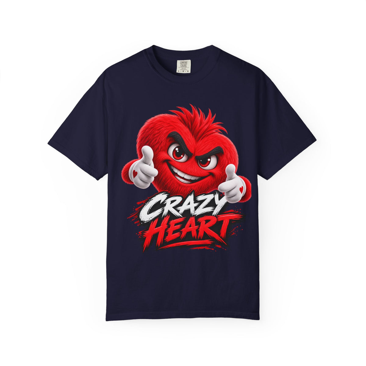 Crazy Heart Graphic T-Shirt | Crazy Hearts USA
