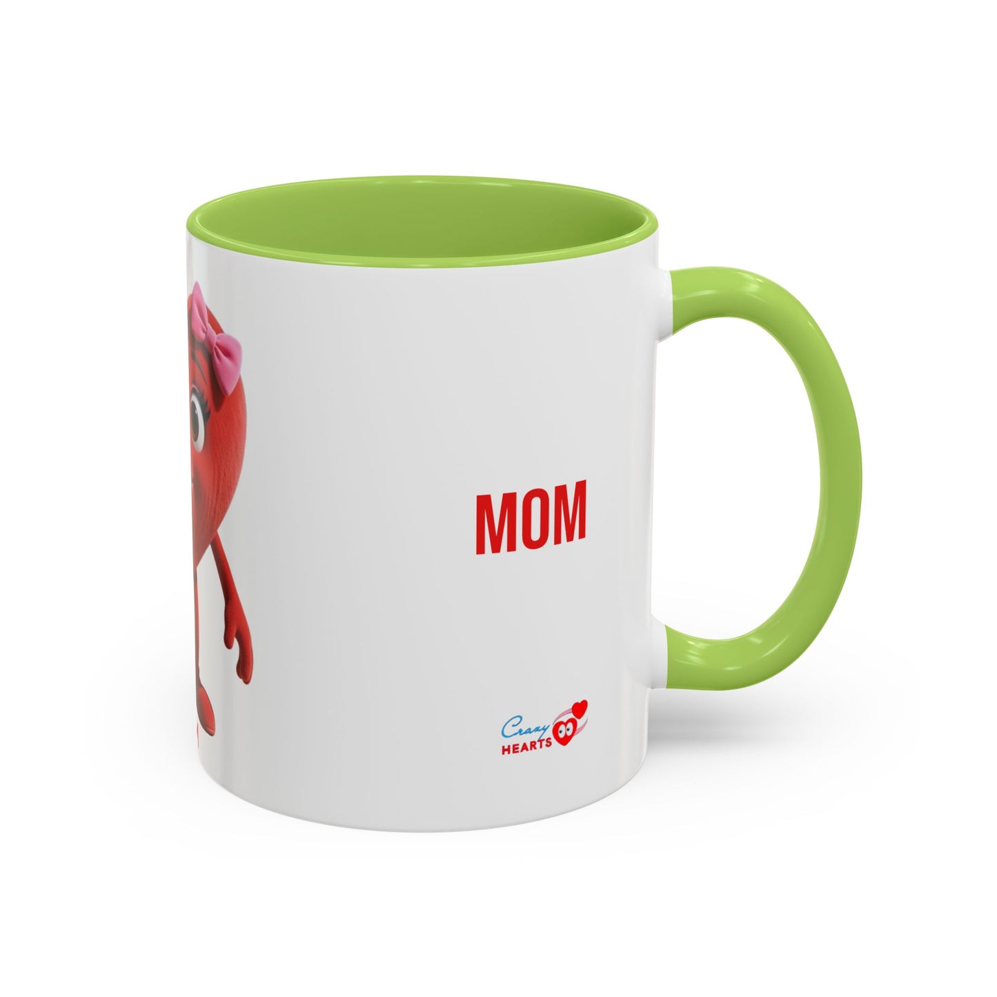 Mom Heart Coffee Mug (11, 15oz)