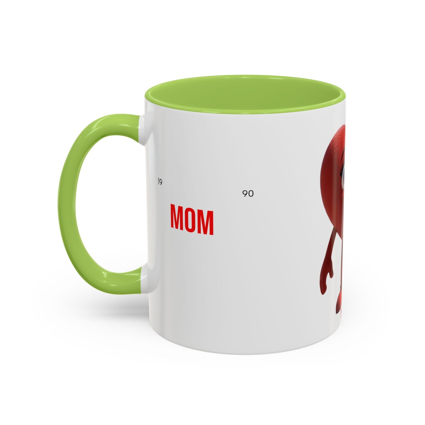Mom Heart Coffee Mug (11, 15oz)