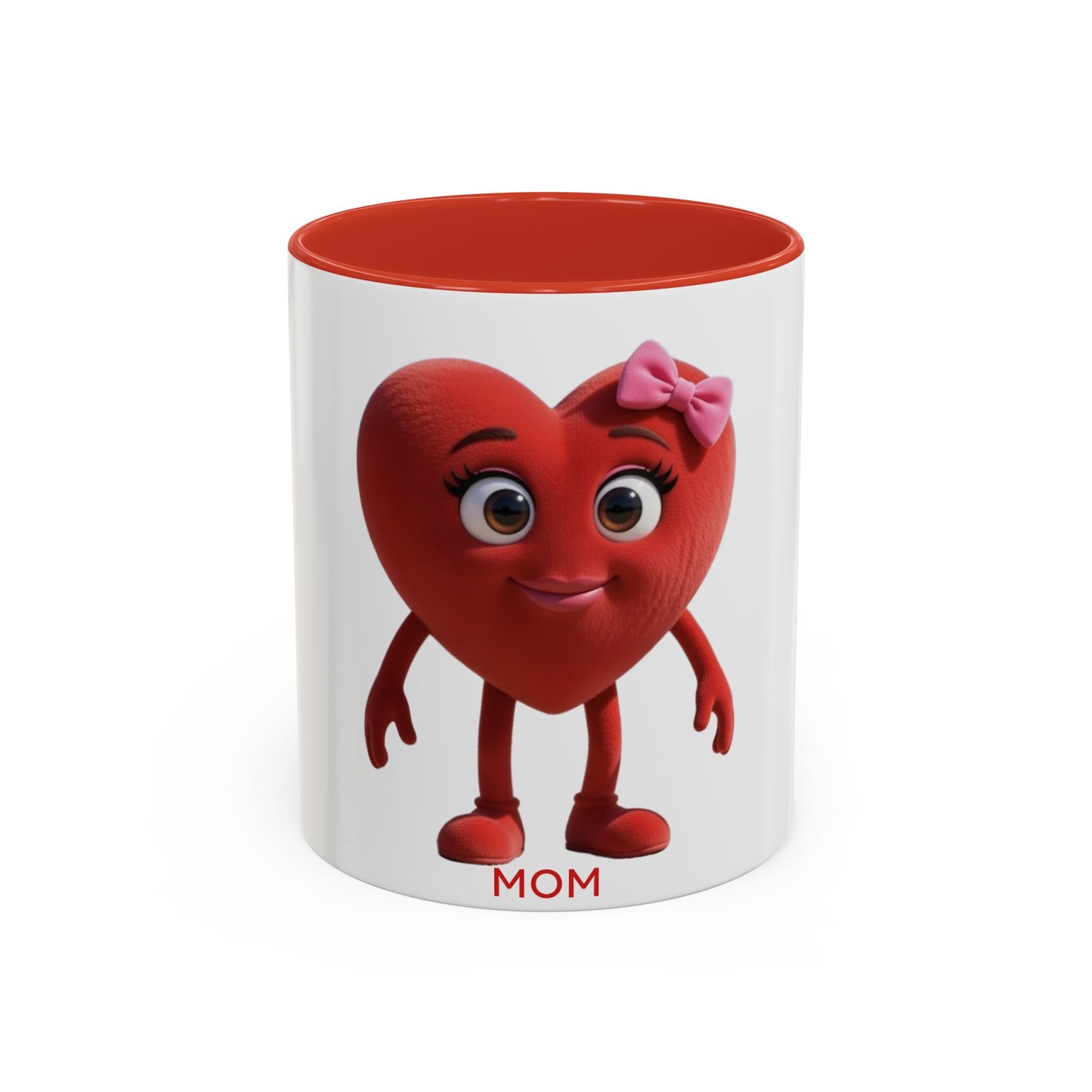 Mom Heart Coffee Mug (11, 15oz)