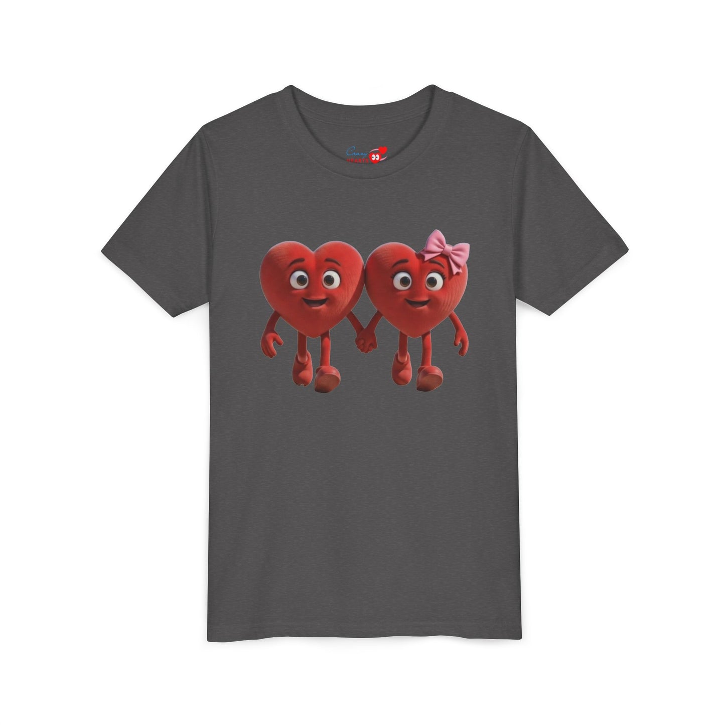 Youth Short Sleeve Hearts Graphic Tee