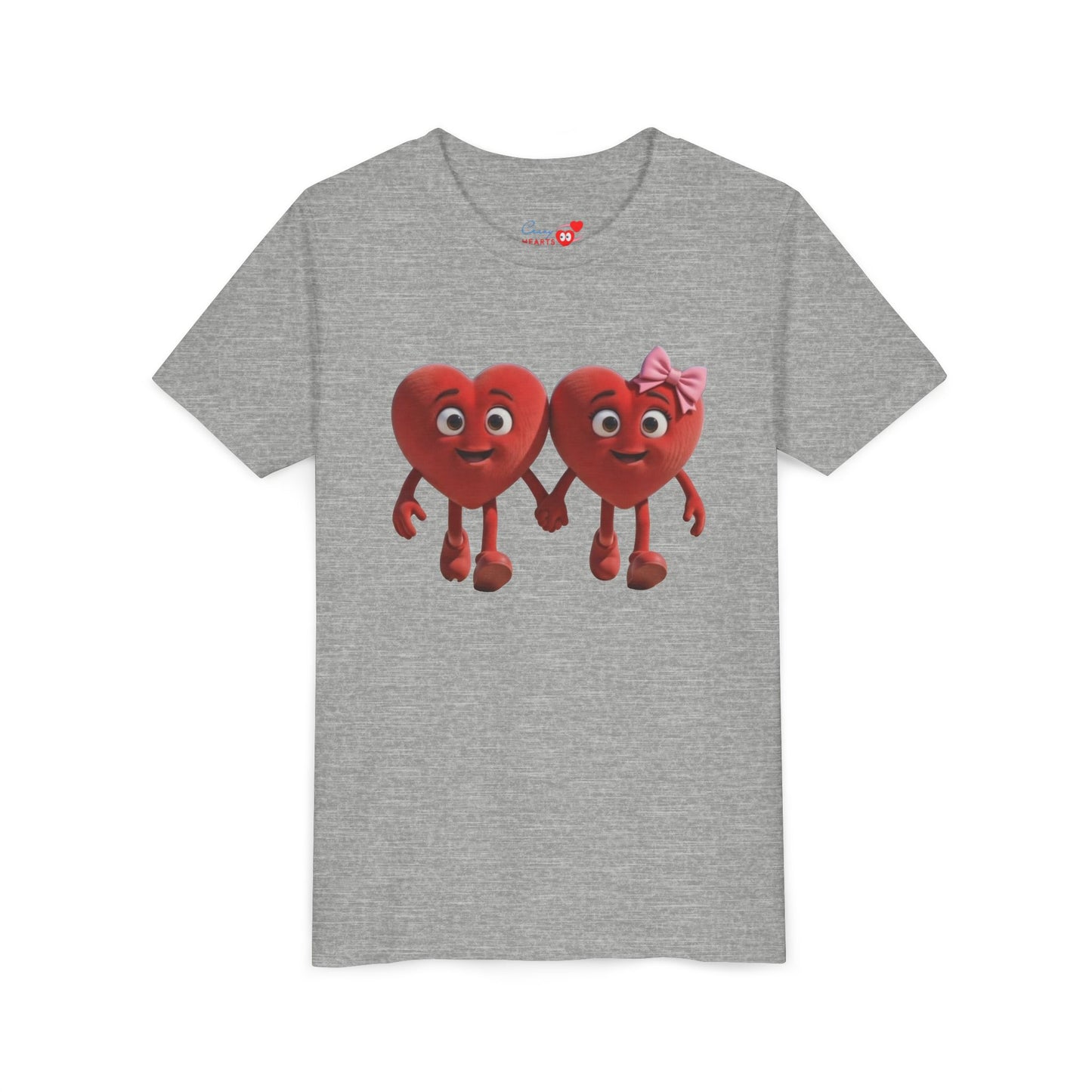 Youth Short Sleeve Hearts Graphic Tee