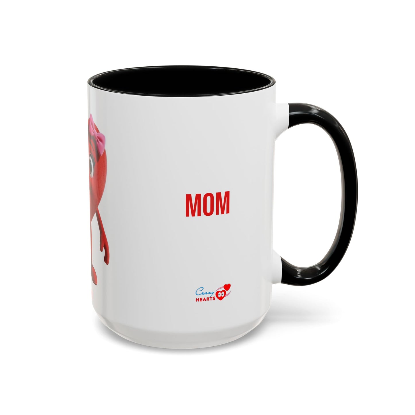 Mom Heart Coffee Mug (11, 15oz)