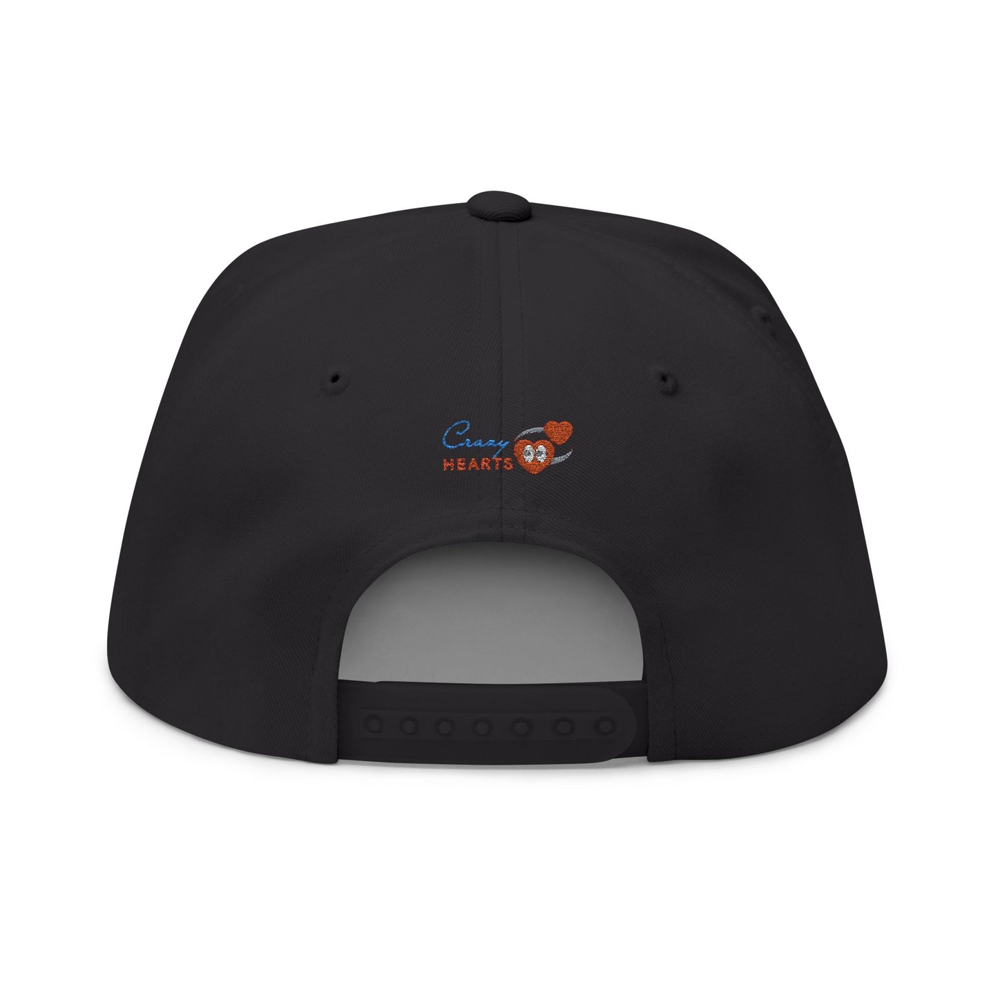 Grateful Embroidered Flat Bill Cap — Retro Script Snapback Hat