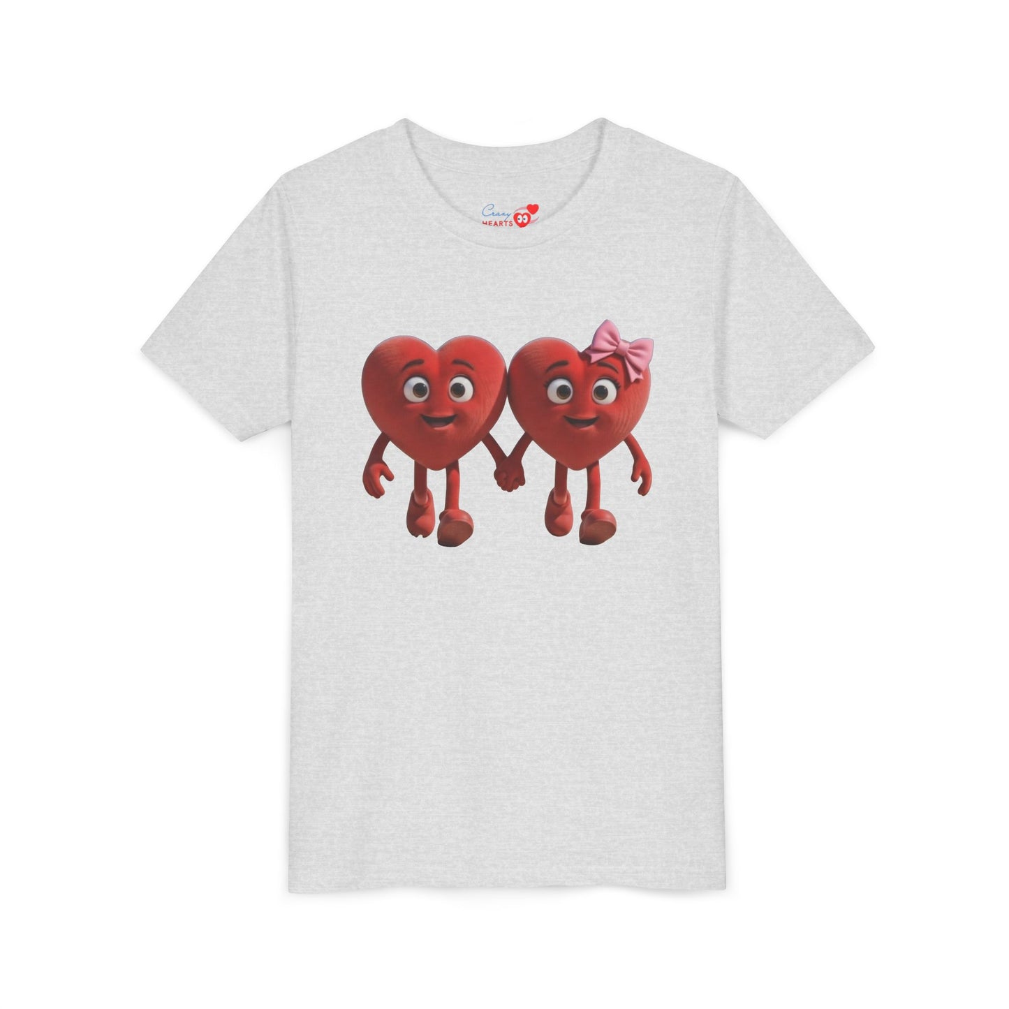 Youth Short Sleeve Hearts Graphic Tee